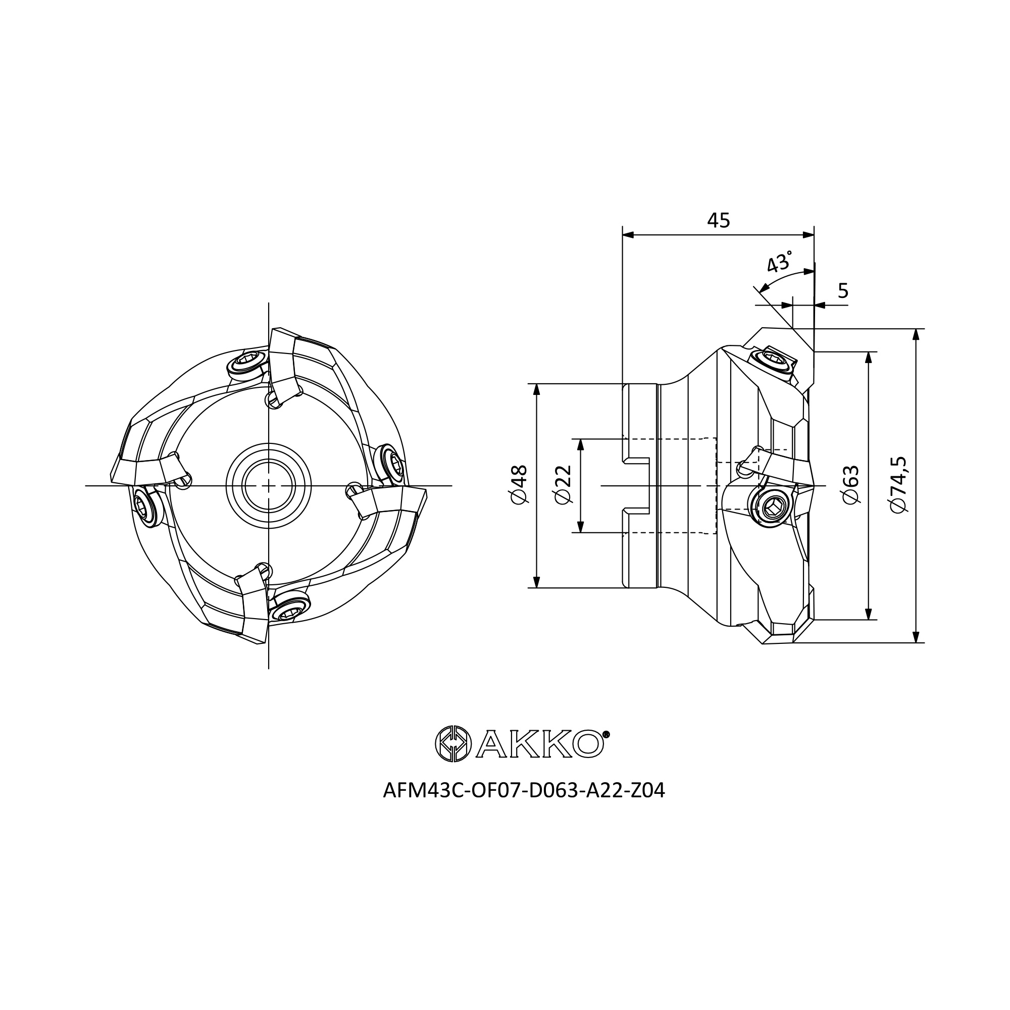 AKKO AFM43C-OF07-D063-A22-Z04 — фото 3