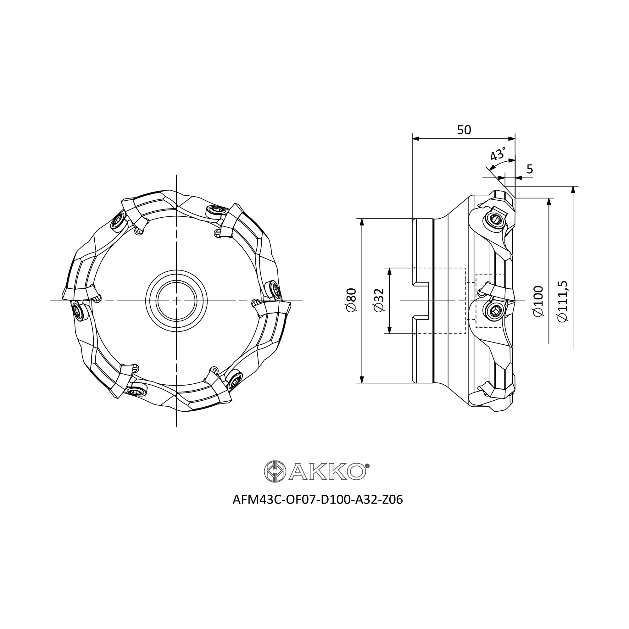 AKKO AFM43C-OF07-D100-A32-Z06 — фото 3