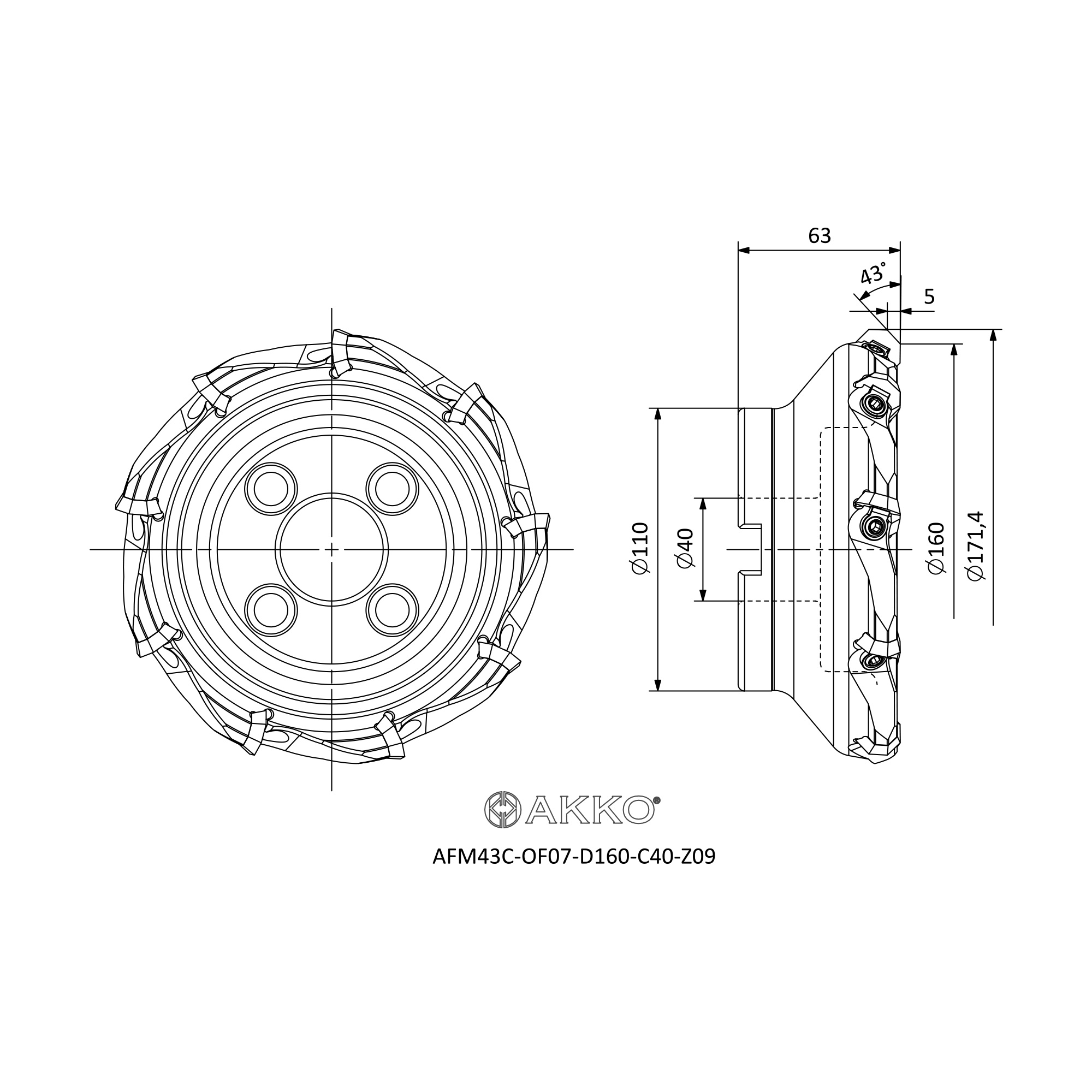 AKKO AFM43C-OF07-D160-C40-Z09 — фото 3
