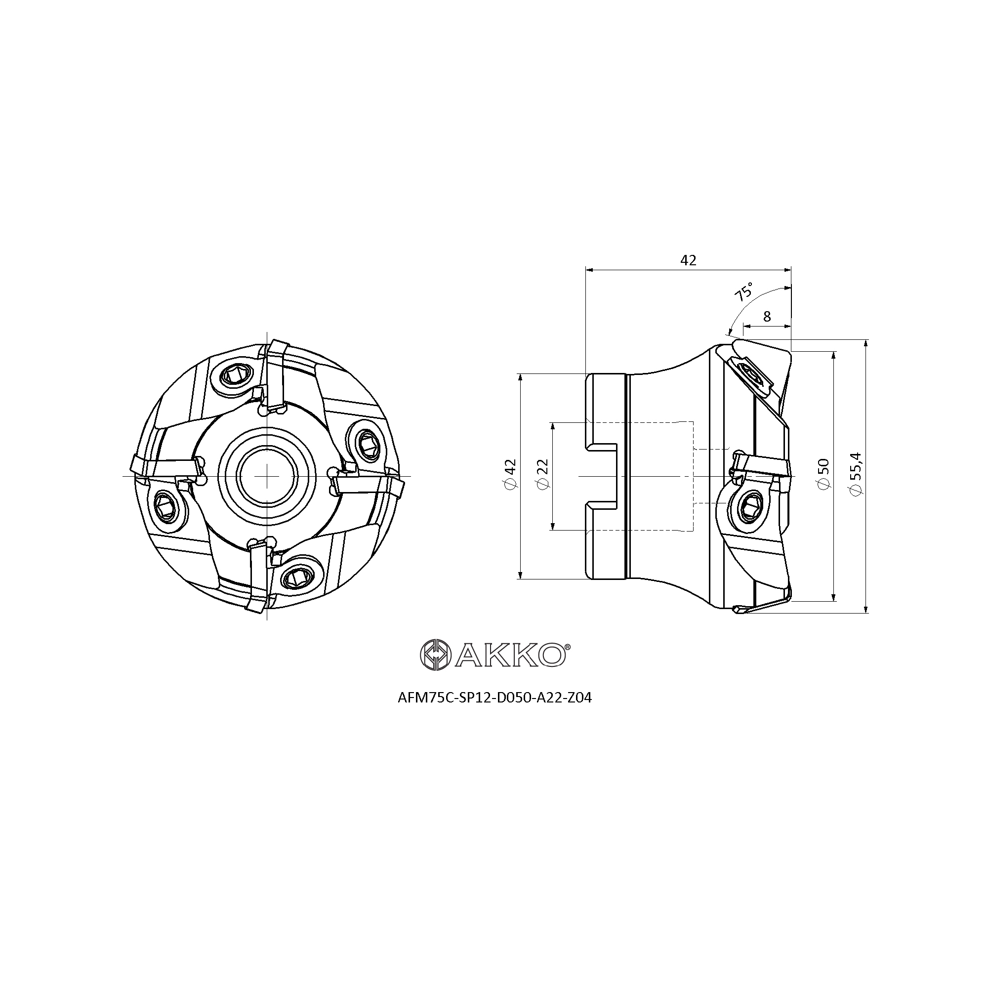 AKKO AFM75C-SP12-D050-A22-Z04 — фото 3