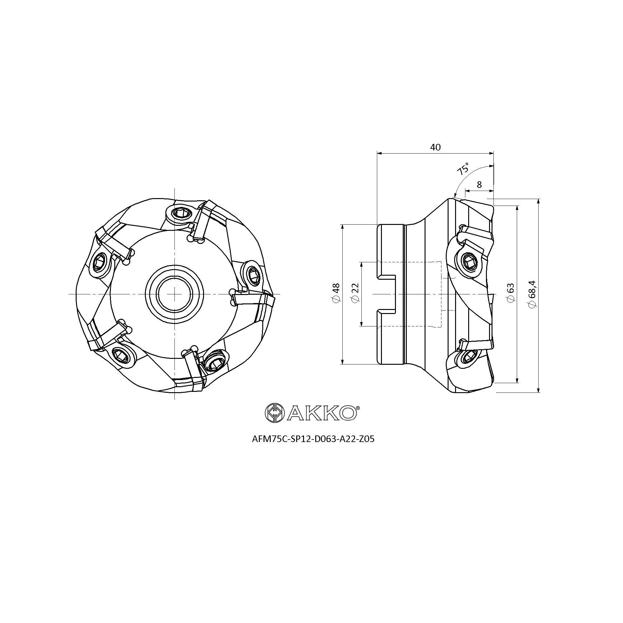 AKKO AFM75C-SP12-D063-A22-Z05 — фото 3