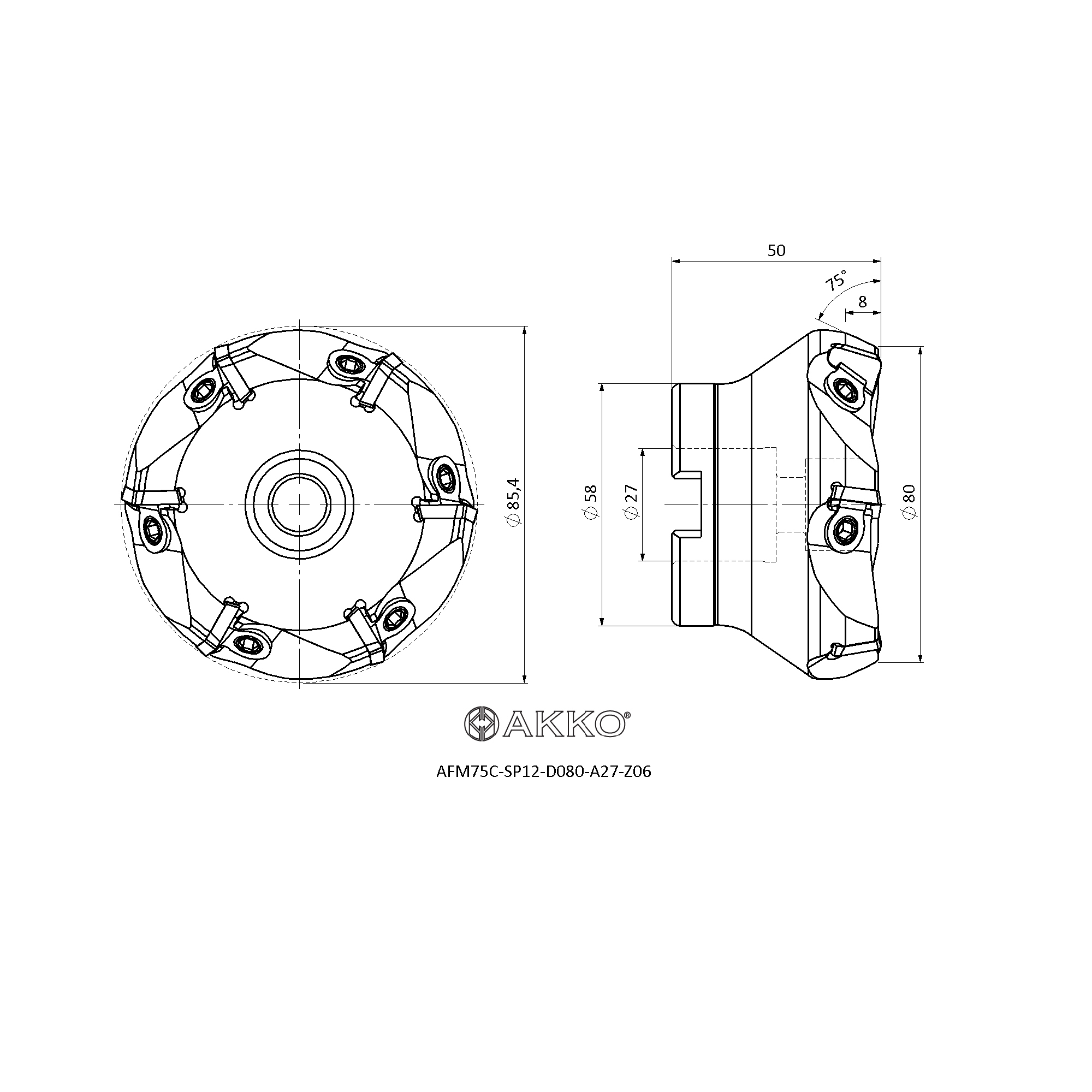 AKKO AFM75C-SP12-D080-A27-Z06 — фото 3