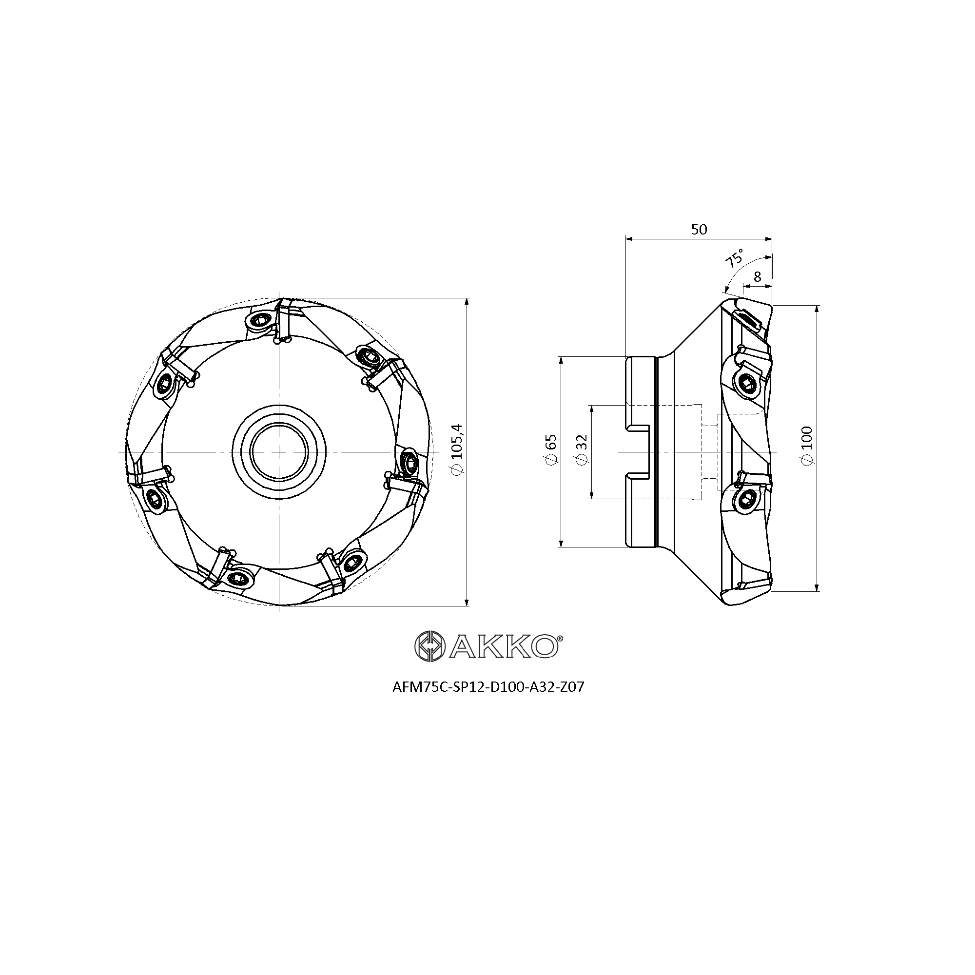 AKKO AFM75C-SP12-D100-A32-Z07 — фото 3
