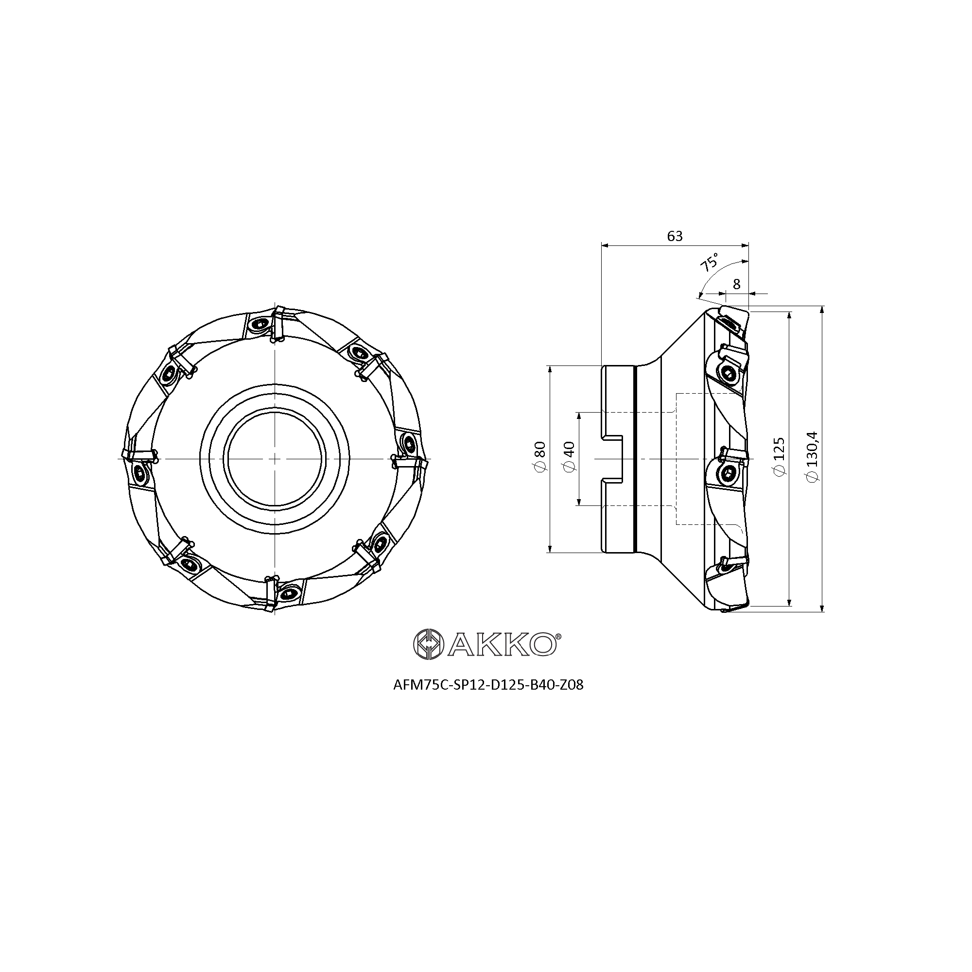AKKO AFM75C-SP12-D125-B40-Z08 — фото 3