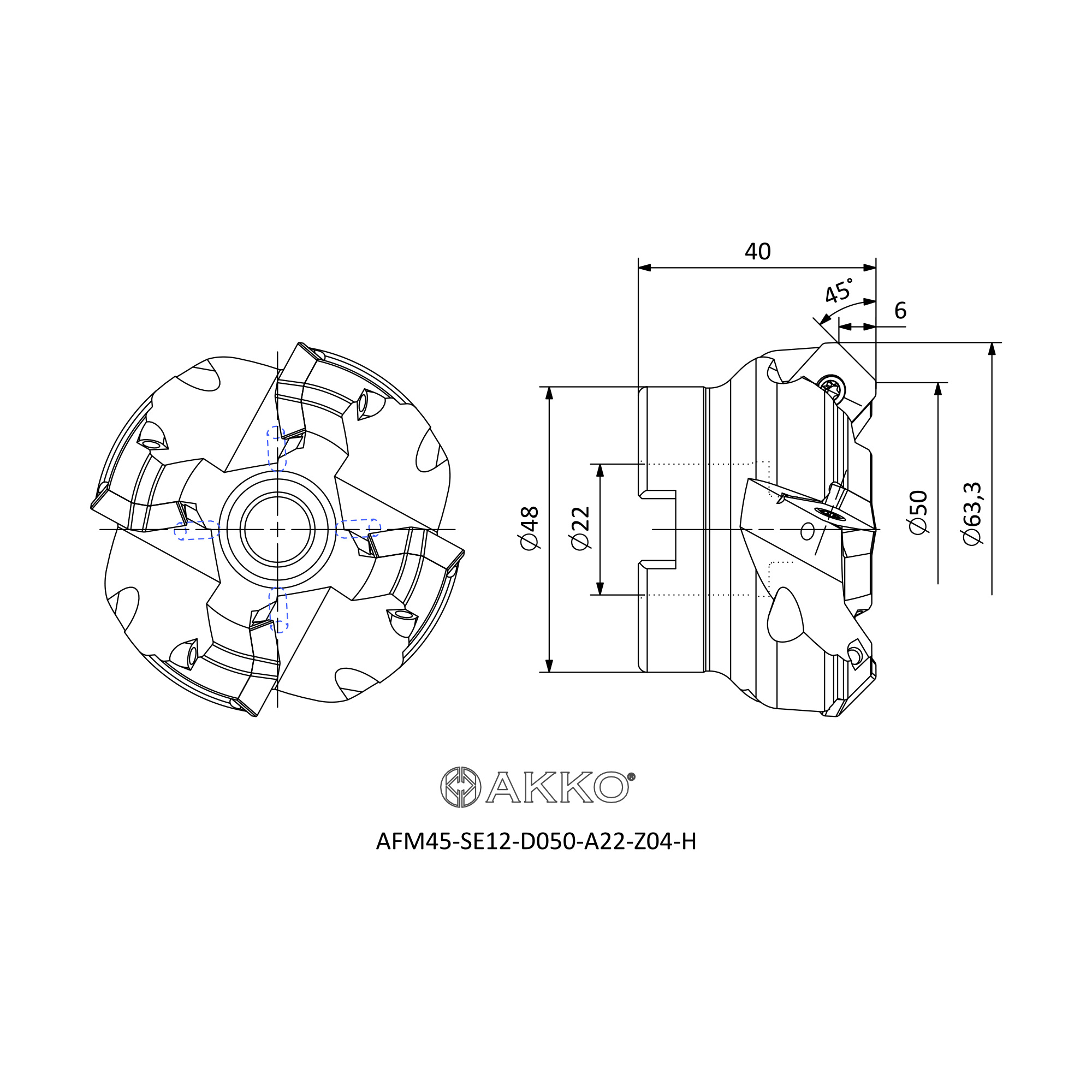AKKO AFM45-SE12-D050-A22-Z04-H — фото 3