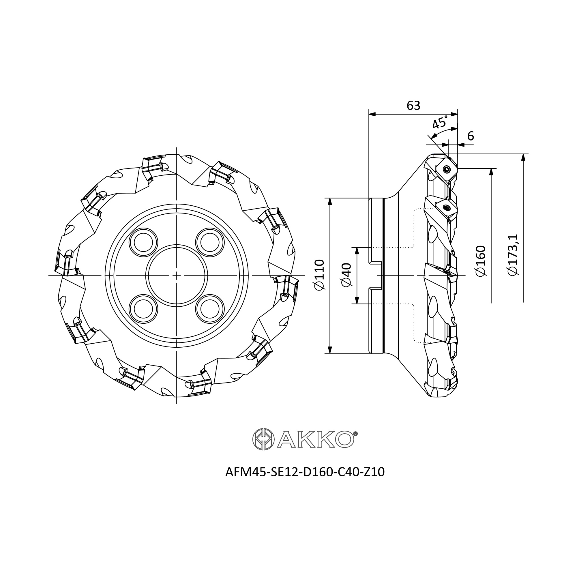 AKKO AFM45-SE12-D160-C40-Z10 — фото 3