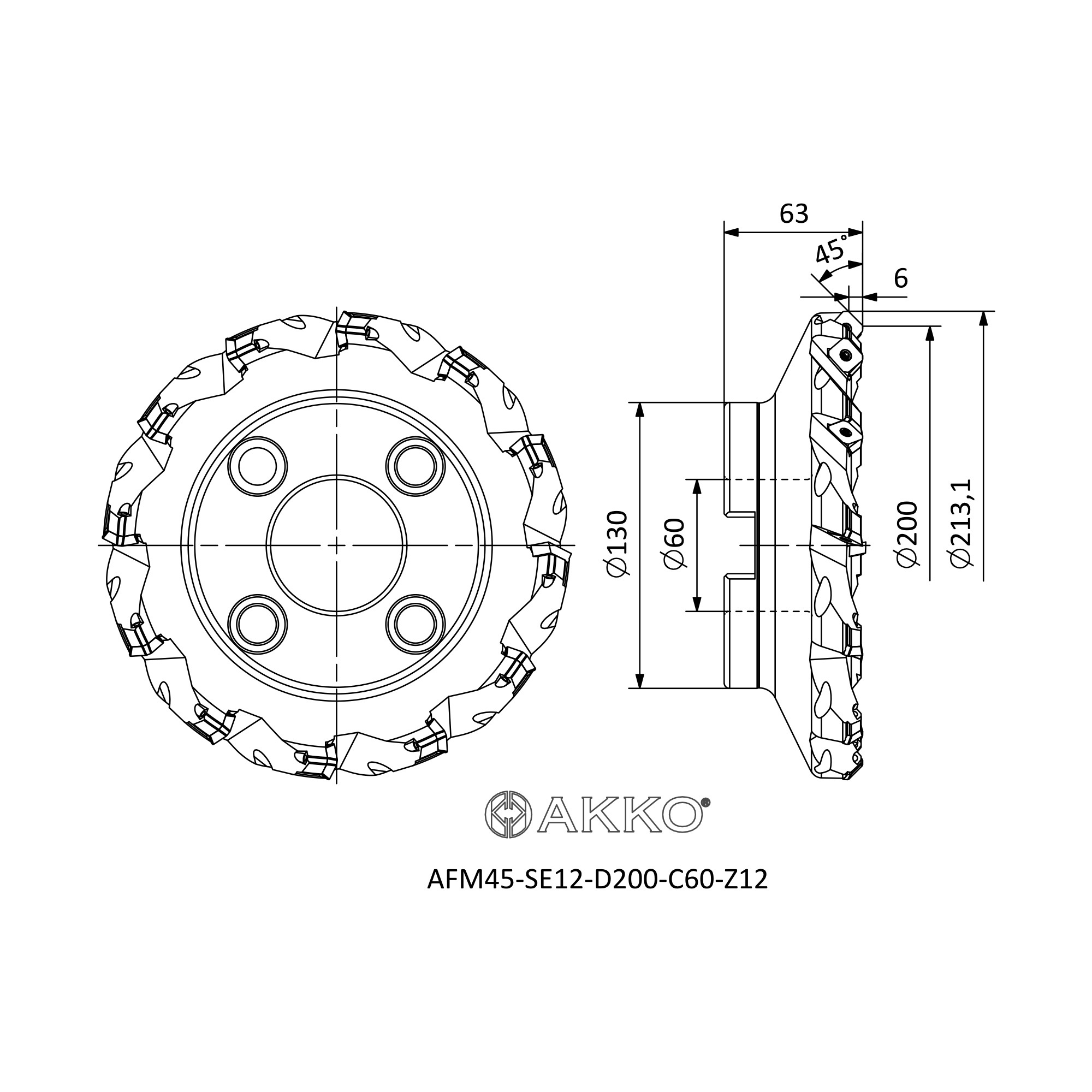 AKKO AFM45-SE12-D200-C60-Z12 — фото 3