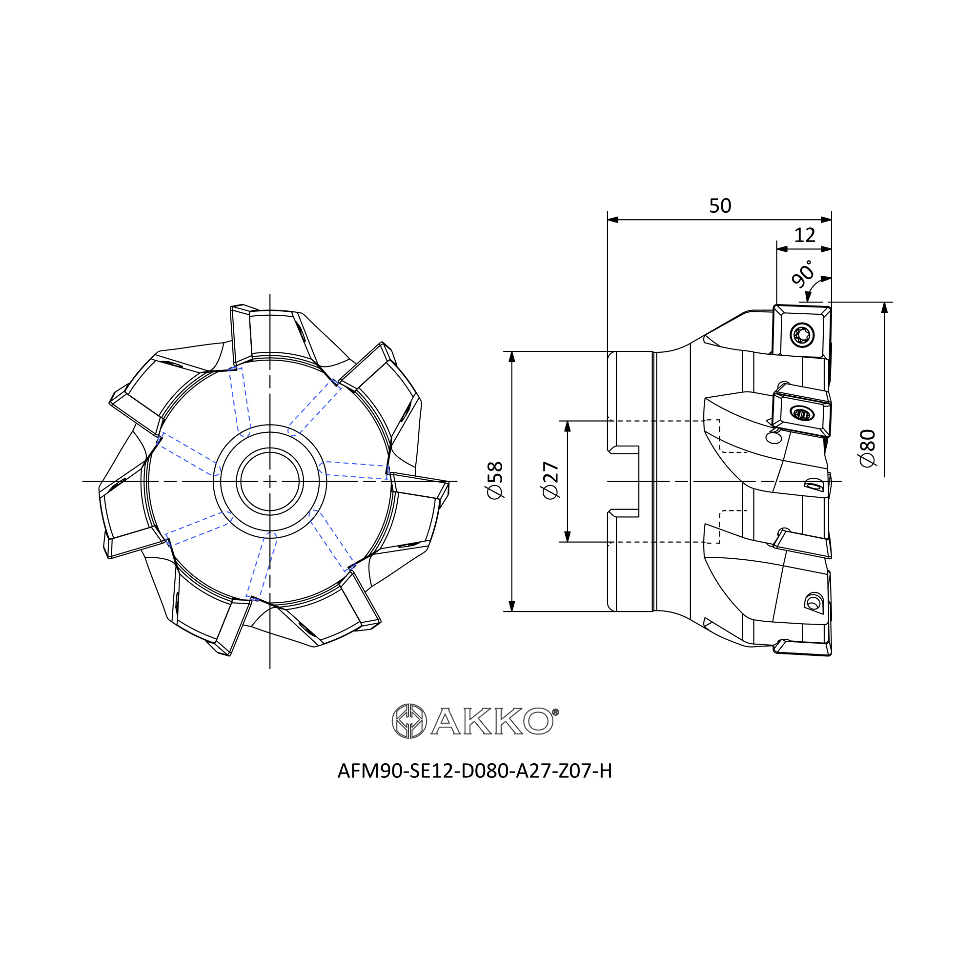 AKKO AFM90-SE12-D080-A27-Z07-H — фото 3