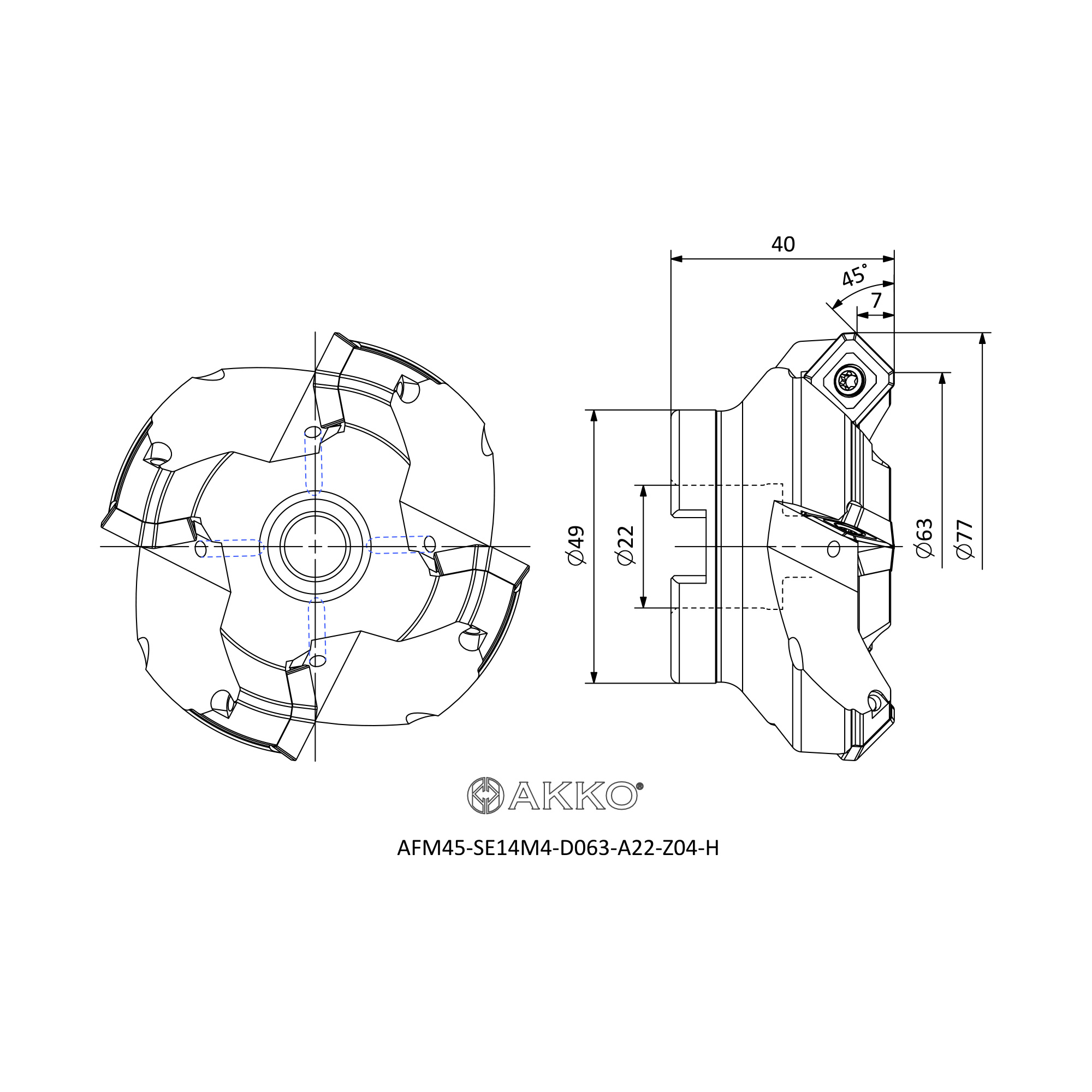 AKKO AFM45-SE14M4-D063-A22-Z04-H — фото 3
