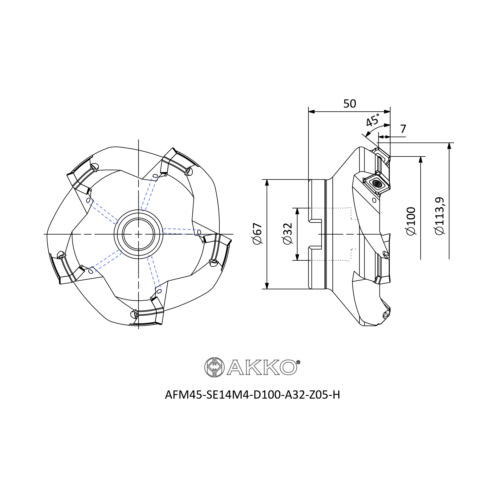 AKKO AFM45-SE14M4-D100-A32-Z05-H — фото 3