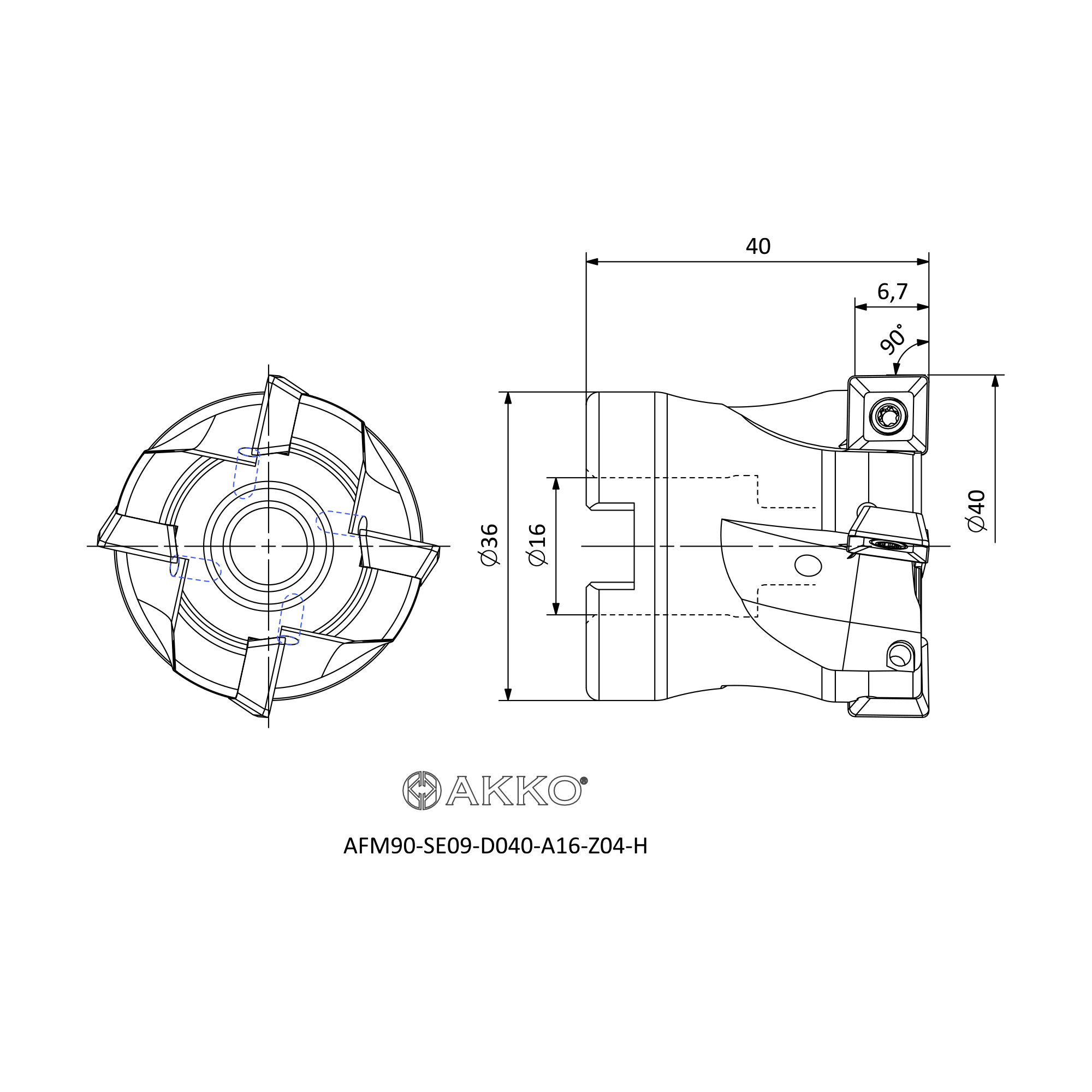 AKKO AFM90-SE09-D040-A16-Z04-H — фото 3