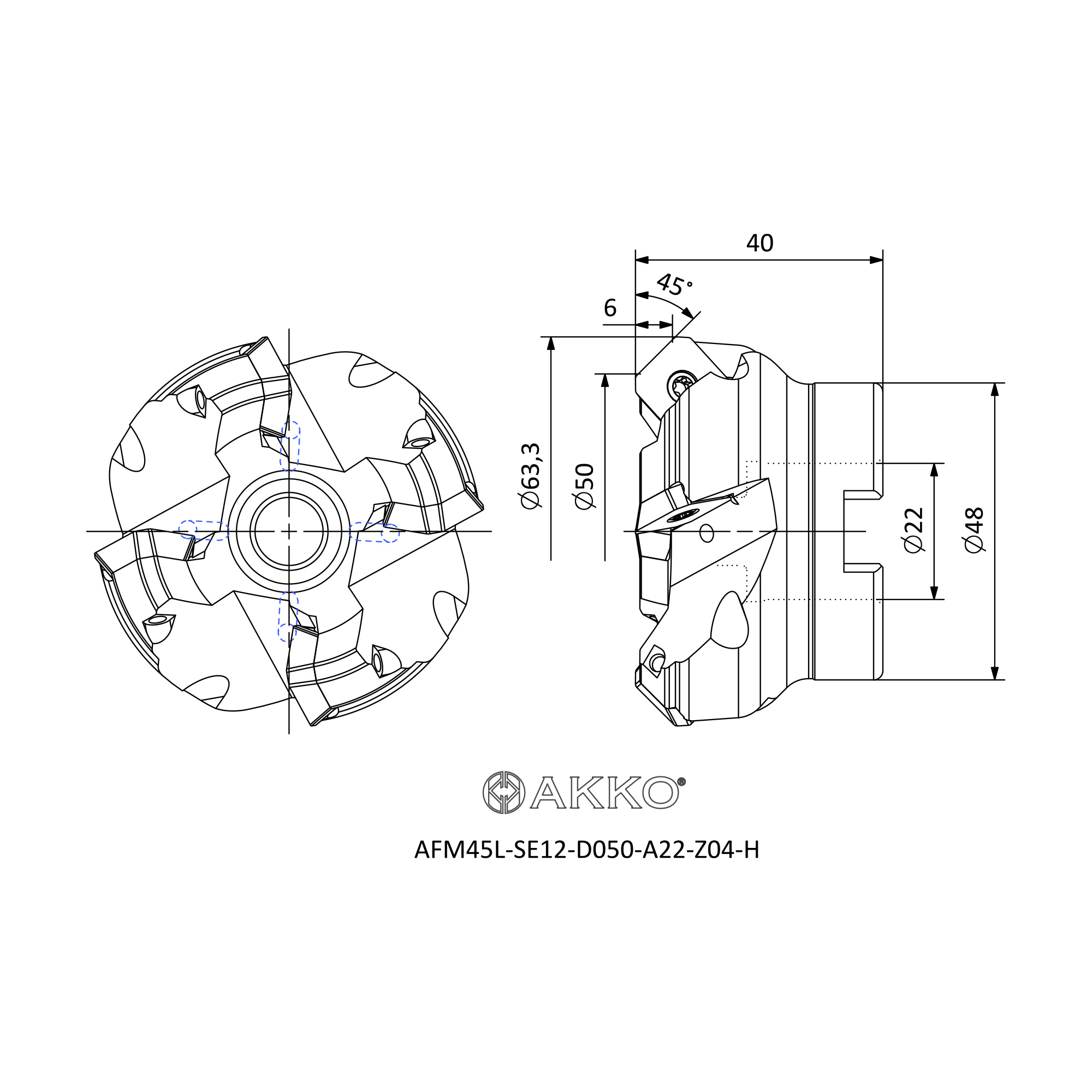 AKKO AFM45L-SE12-D050-A22-Z04-H — фото 3