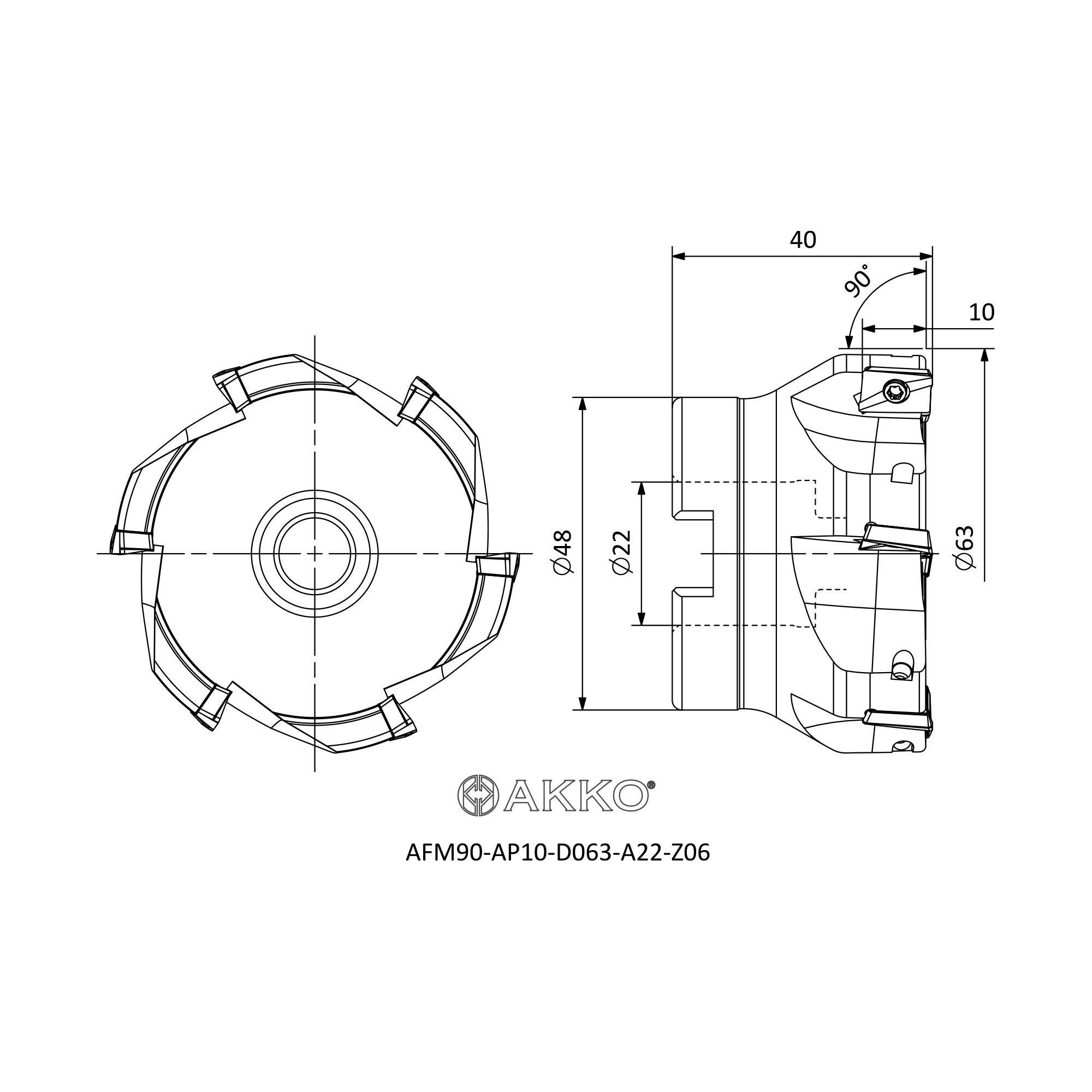 AKKO AFM90-AP10-D063-A22-Z06 — фото 3