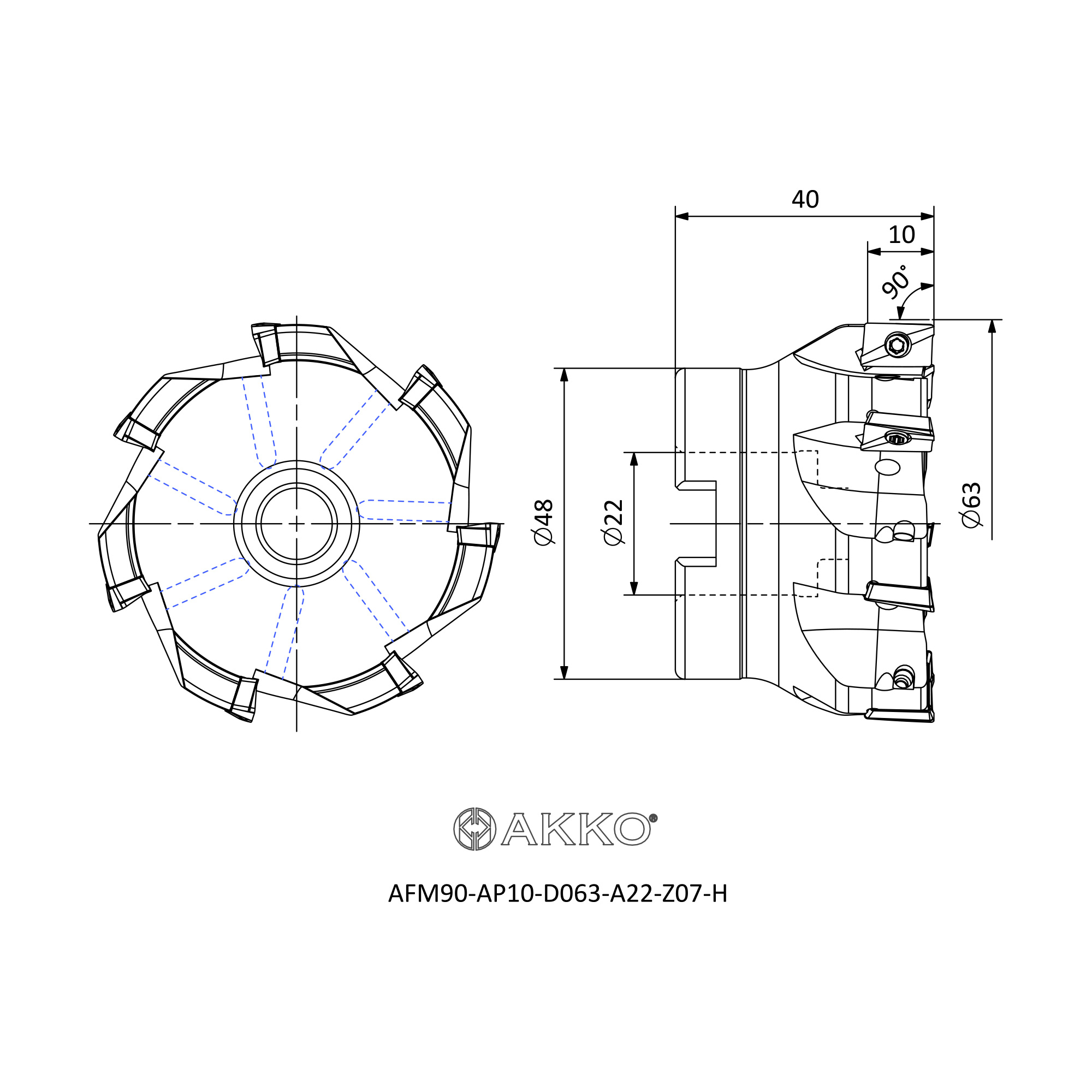 AKKO AFM90-AP10-D063-A22-Z07-H — фото 3