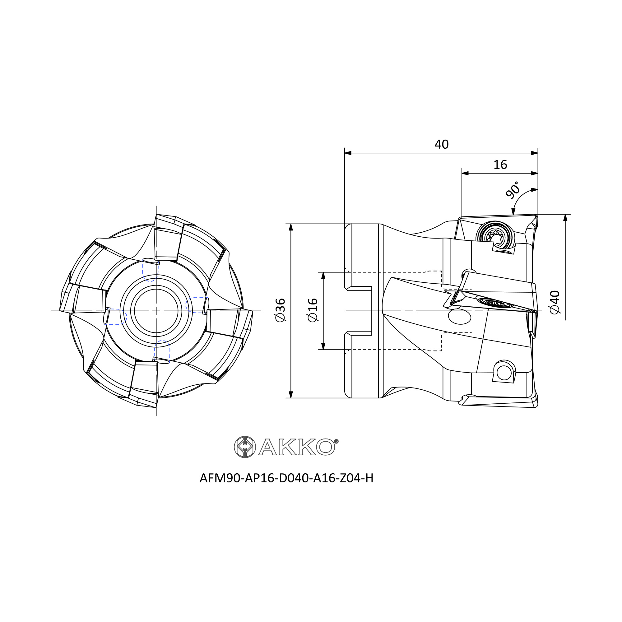 AKKO AFM90-AP16-D040-A16-Z04-H — фото 3