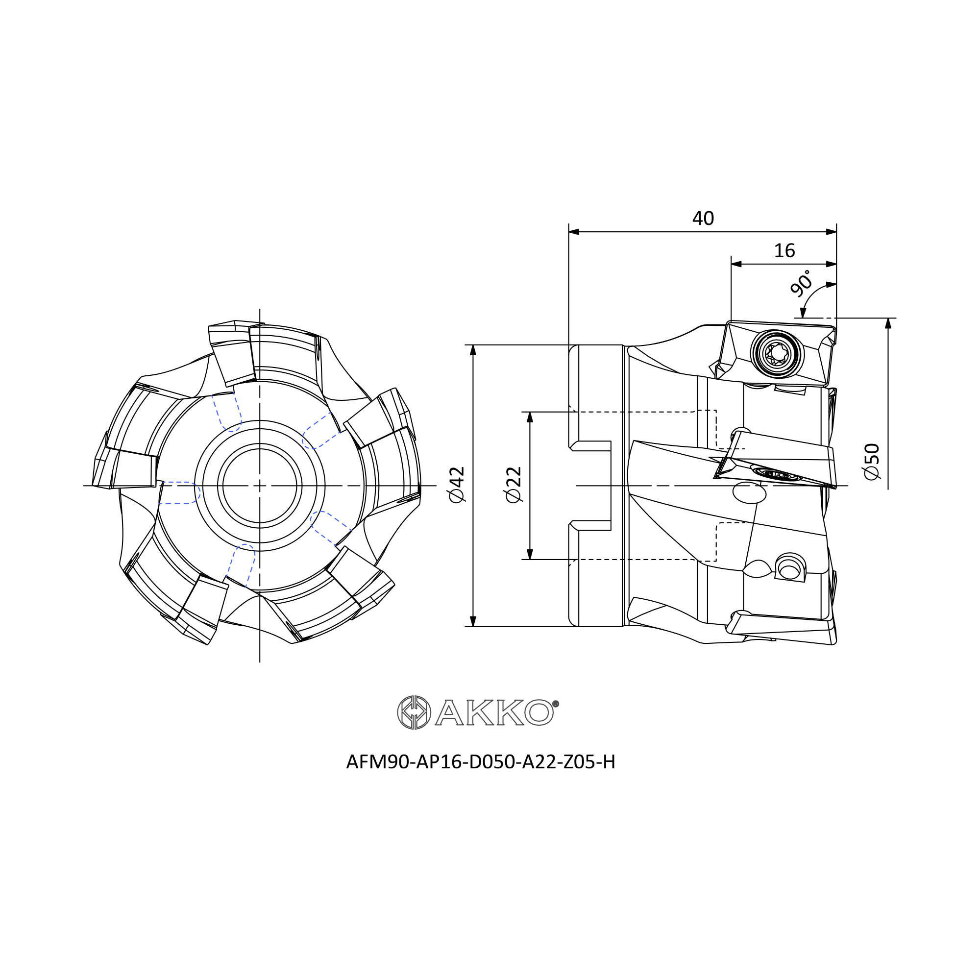 AKKO AFM90-AP16-D050-A22-Z05-H — фото 3