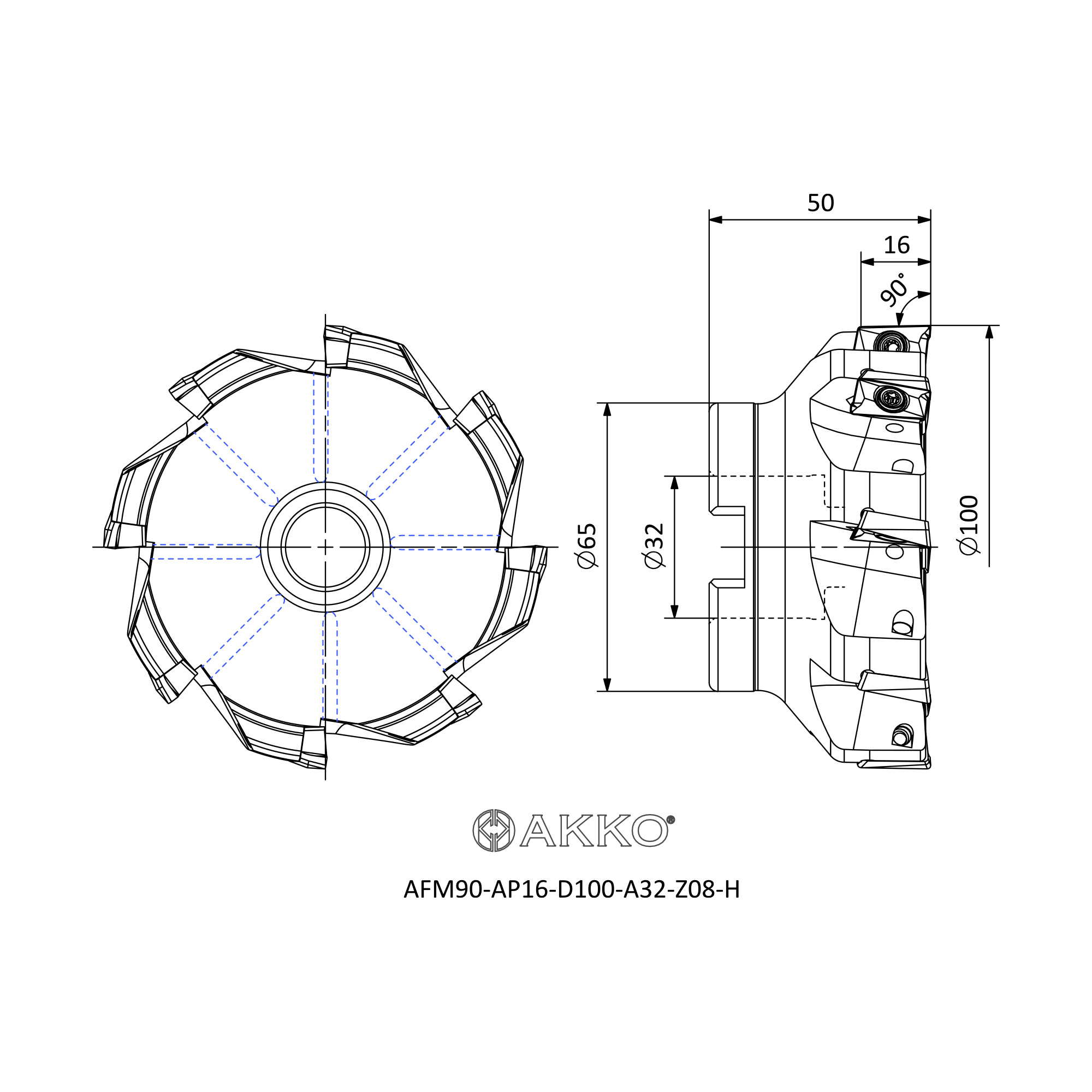 AKKO AFM90-AP16-D100-A32-Z08-H — фото 3