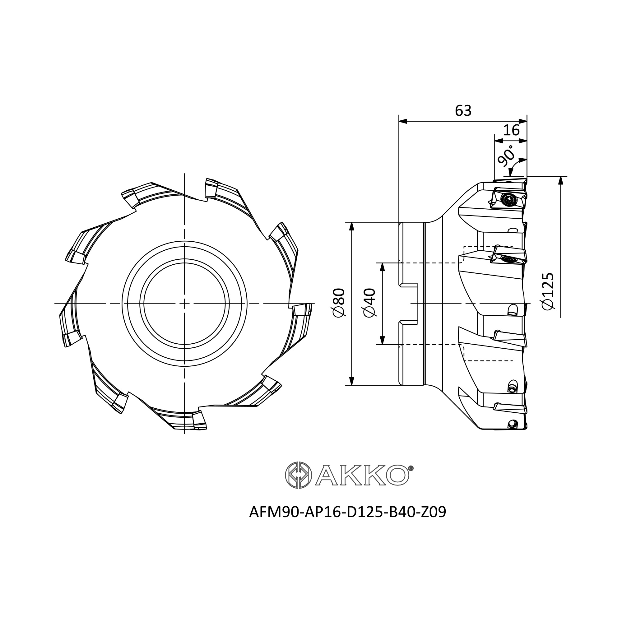 AKKO AFM90-AP16-D125-B40-Z09 — фото 3