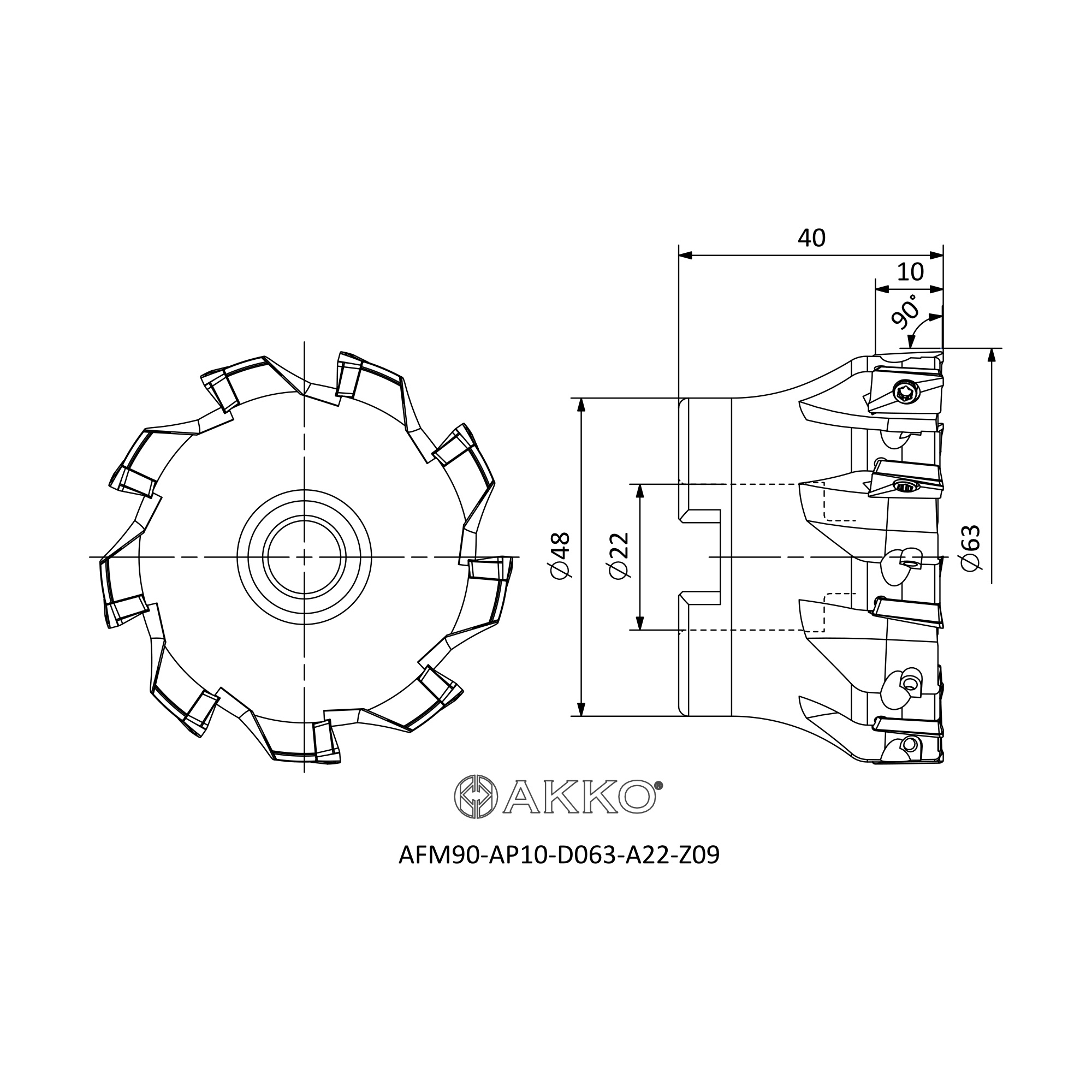 AKKO AFM90-AP10-D063-A22-Z09 — фото 3
