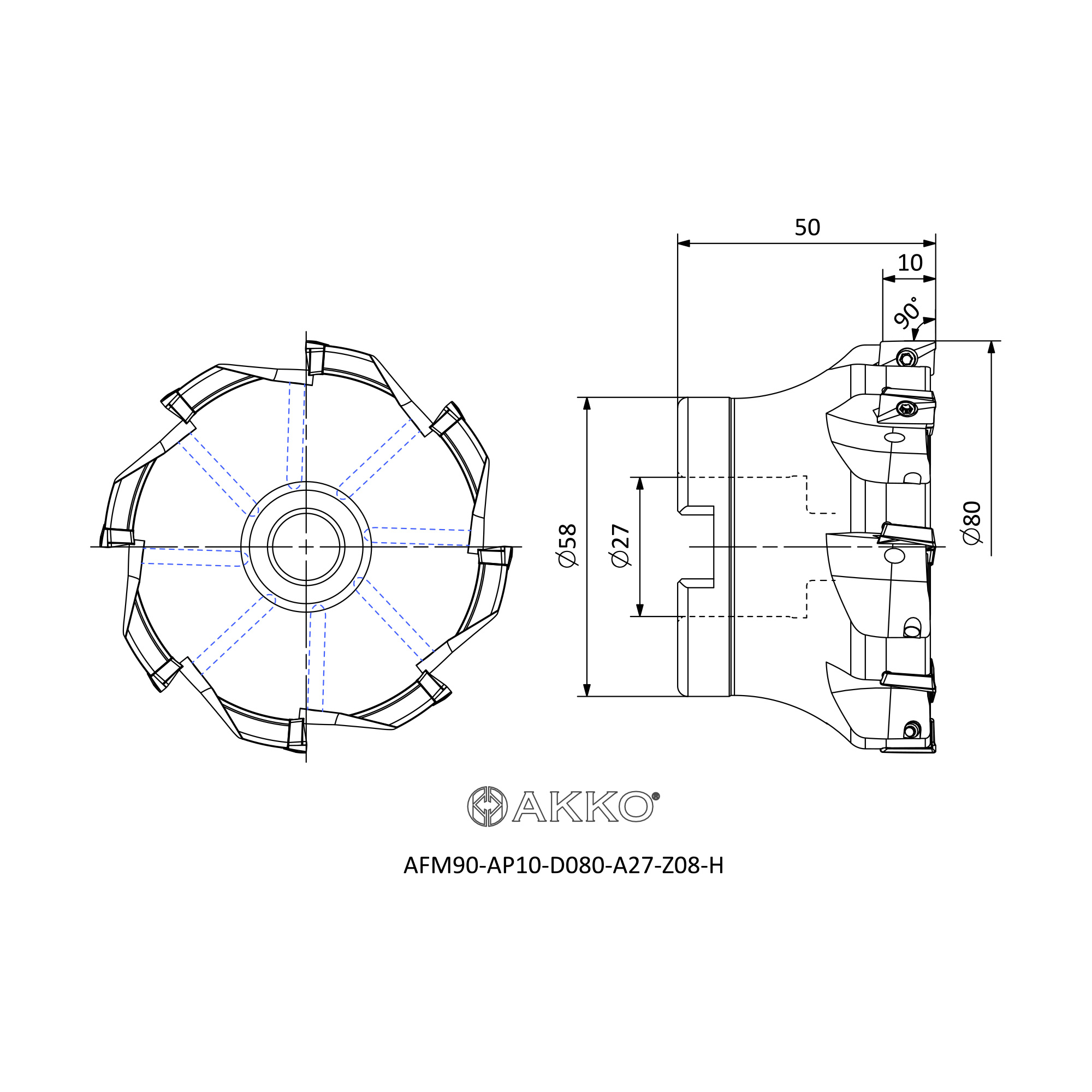 AKKO AFM90-AP10-D080-A27-Z08-H — фото 3