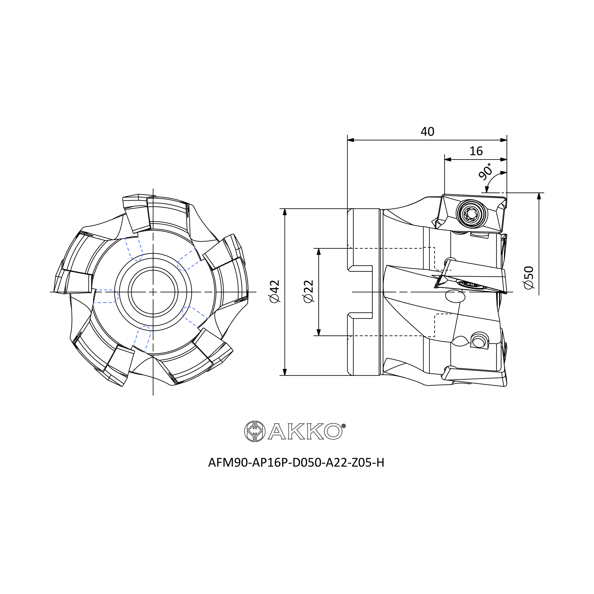 AKKO AFM90-AP16P-D050-A22-Z05-H — фото 3