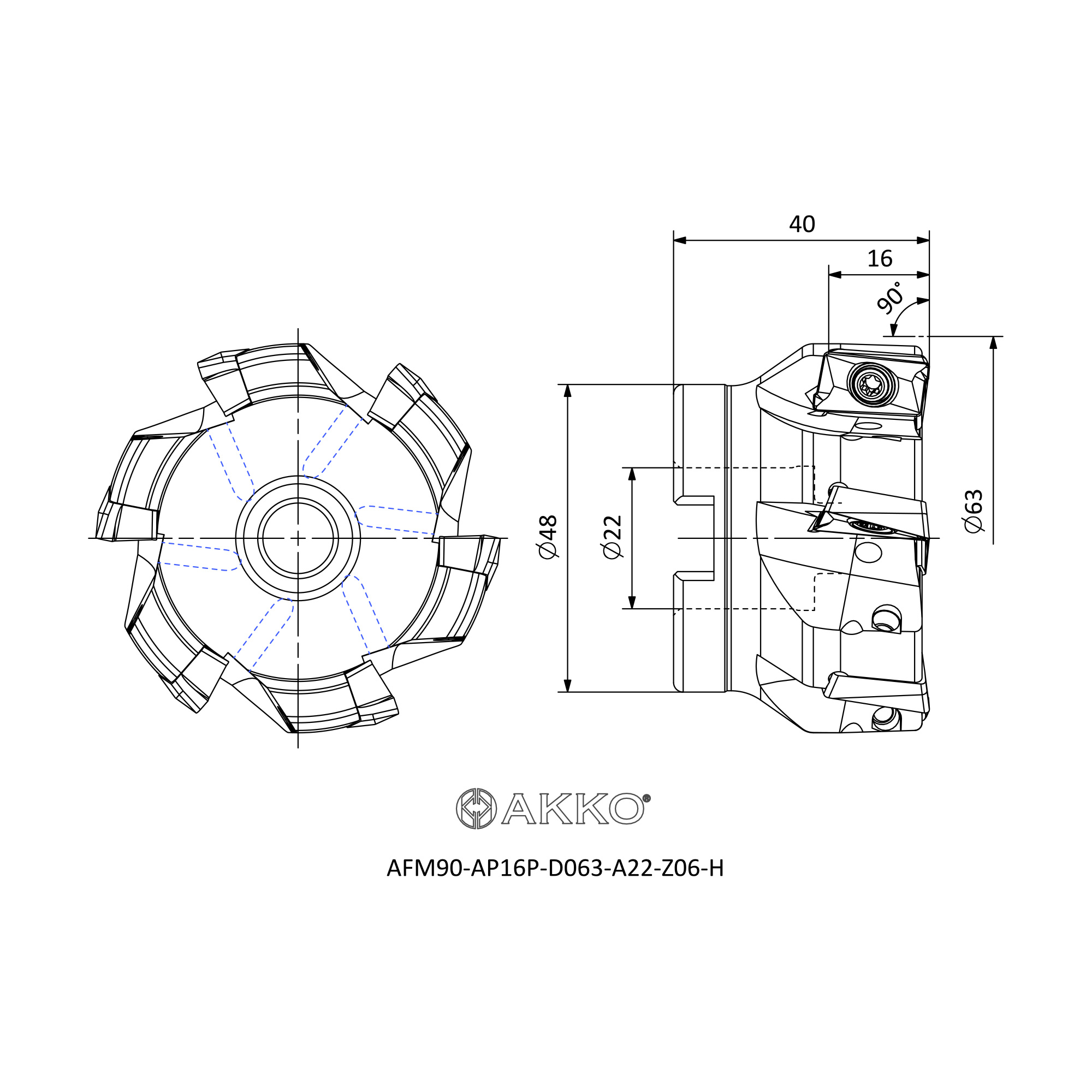 AKKO AFM90-AP16P-D063-A22-Z06-H — фото 3