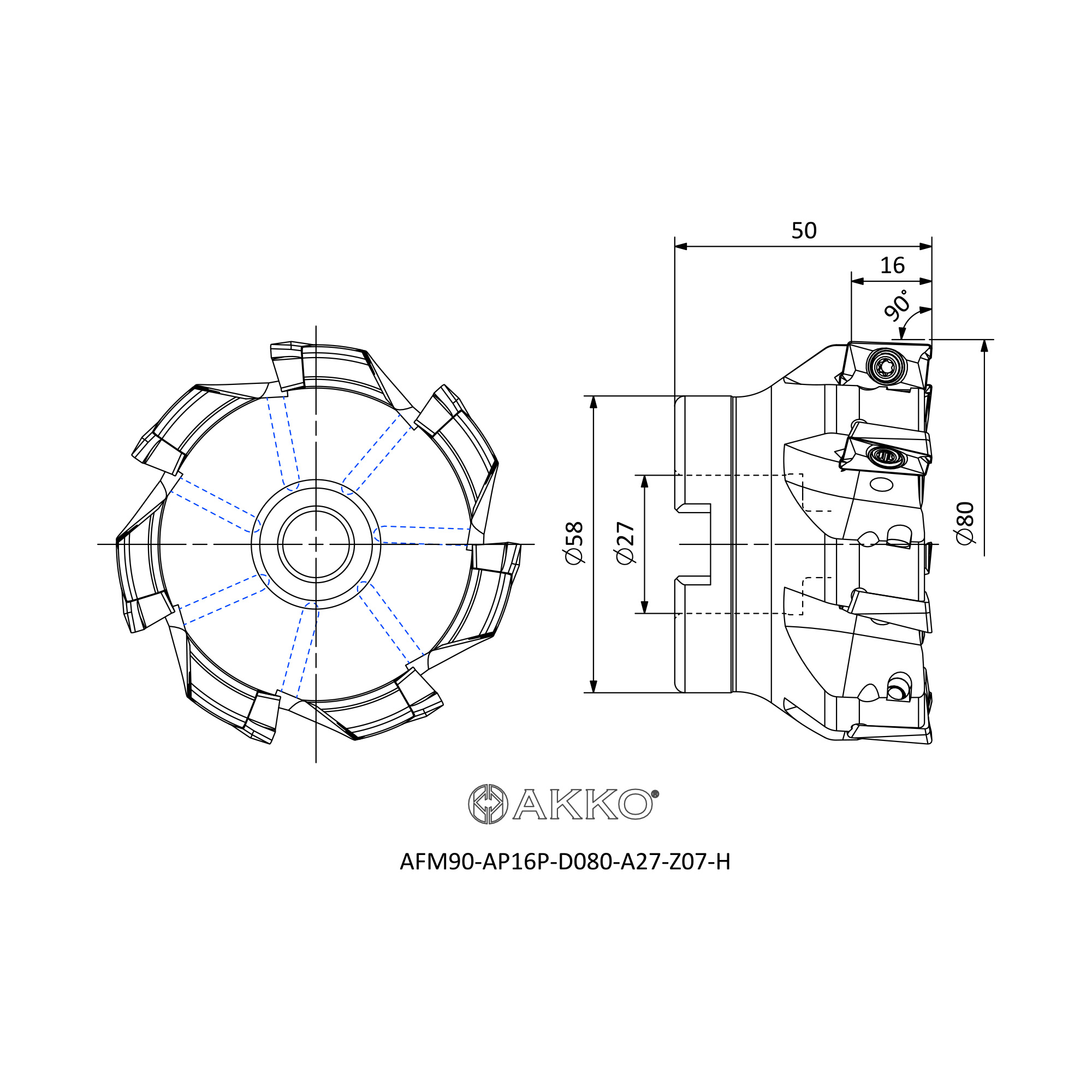 AKKO AFM90-AP16P-D080-A27-Z07-H — фото 3