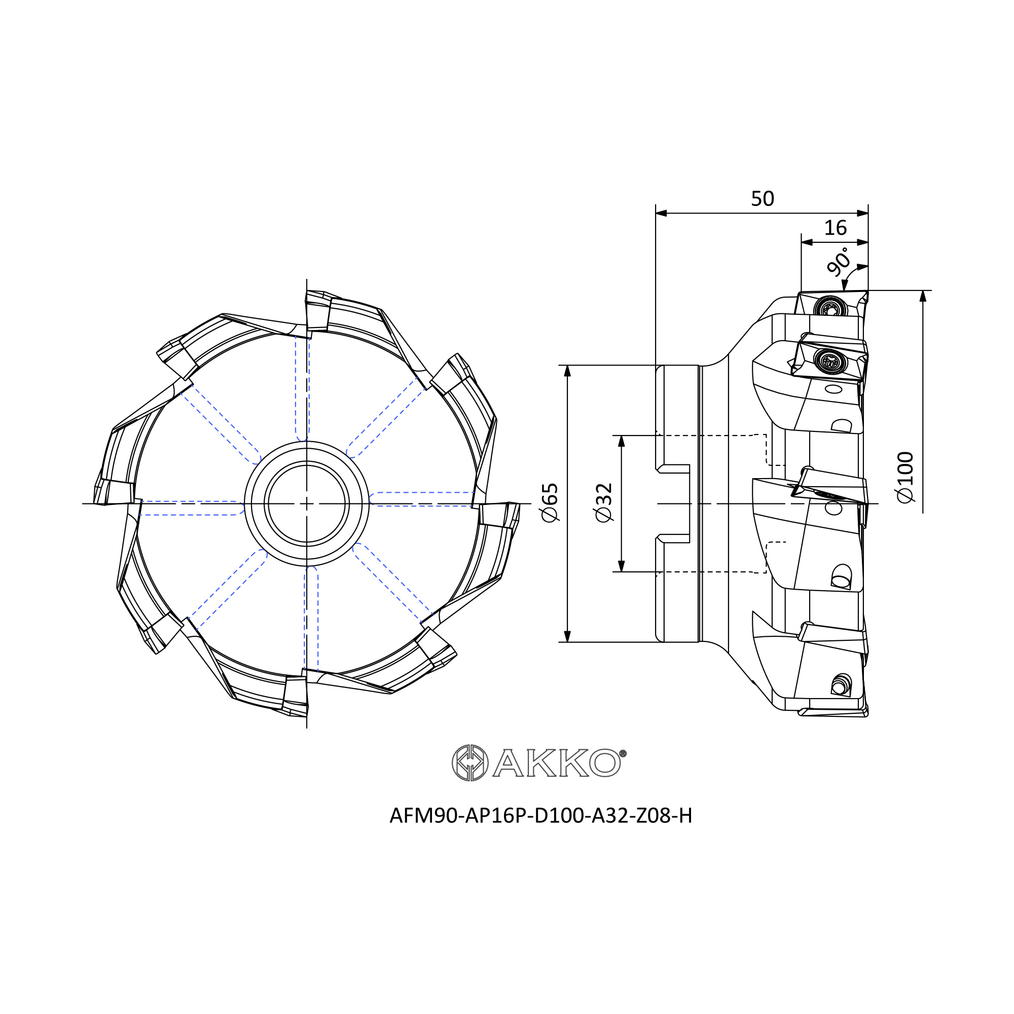 AKKO AFM90-AP16P-D100-A32-Z08-H — фото 3