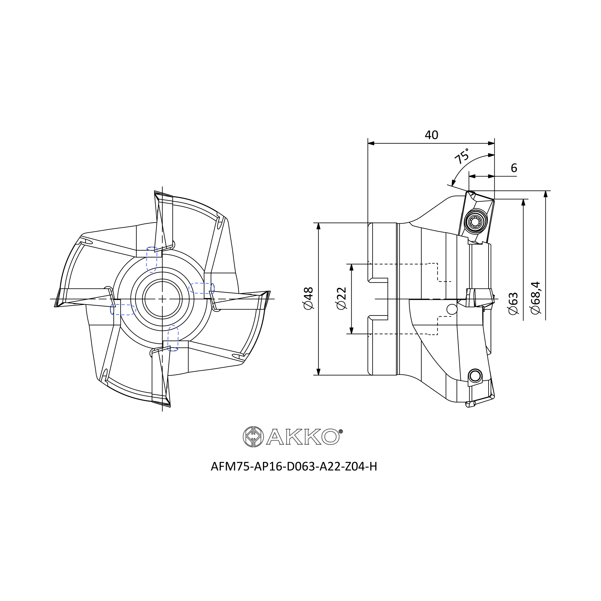 AKKO AFM75-AP16-D063-A22-Z04-H — фото 3