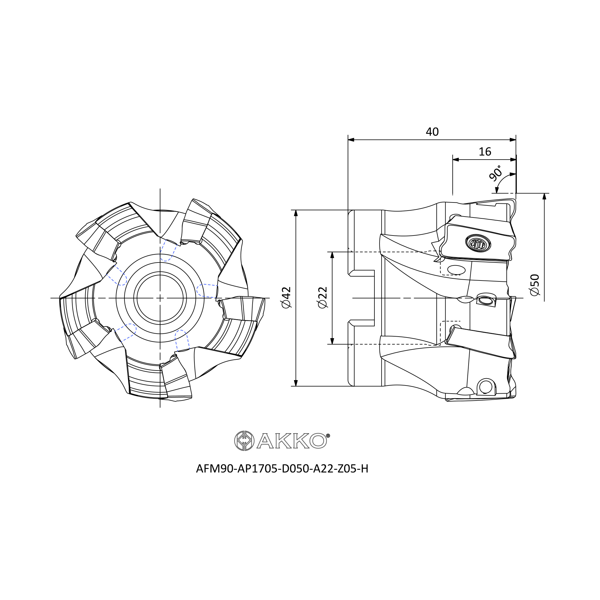 AKKO AFM90-AP1705-D050-A22-Z05-H — фото 3