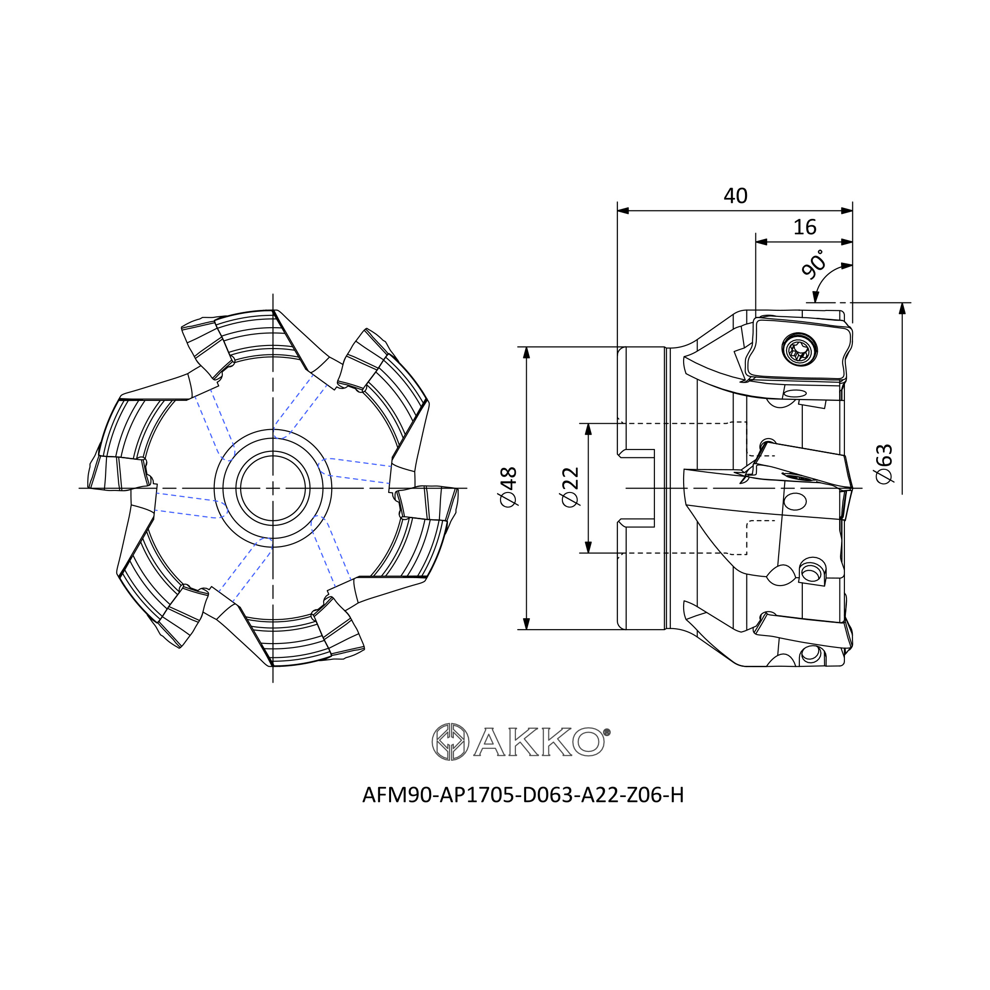 AKKO AFM90-AP1705-D063-A22-Z06-H — фото 3