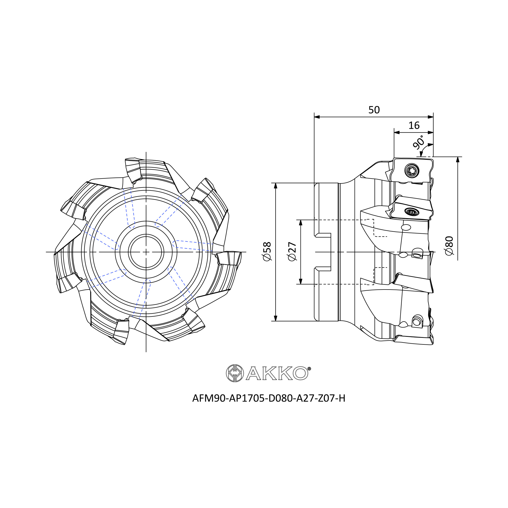 AKKO AFM90-AP1705-D080-A27-Z07-H — фото 3