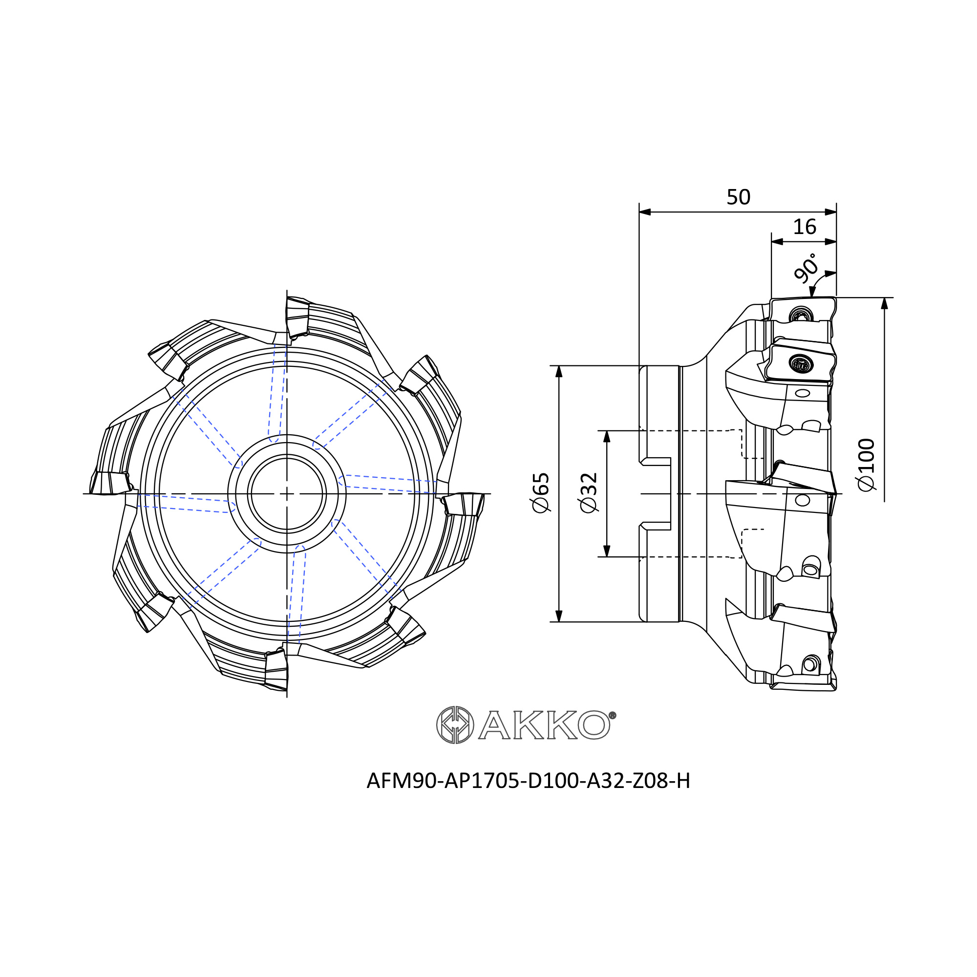 AKKO AFM90-AP1705-D100-A32-Z08-H — фото 3