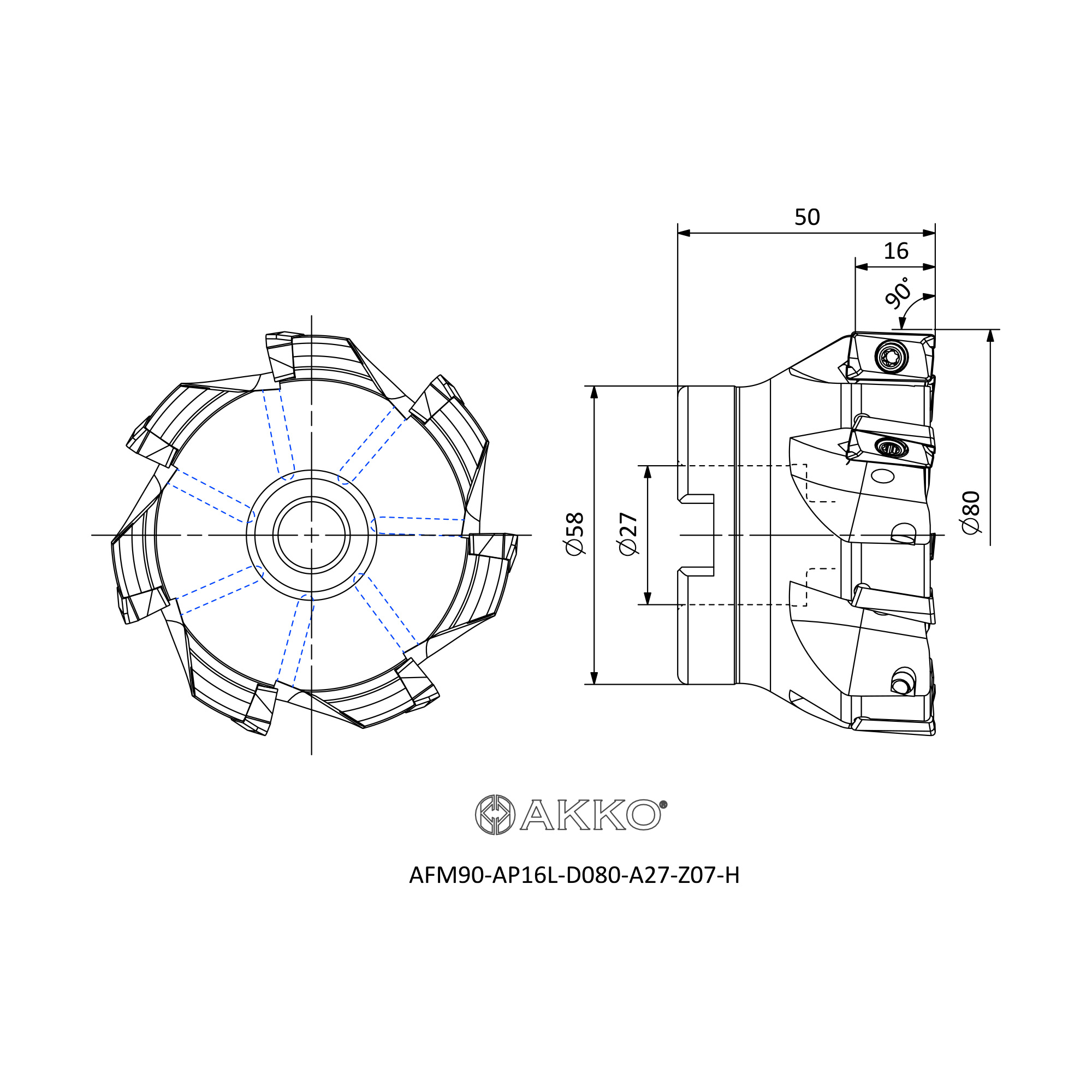 AKKO AFM90-AP16L-D080-A27-Z07-H — фото 3