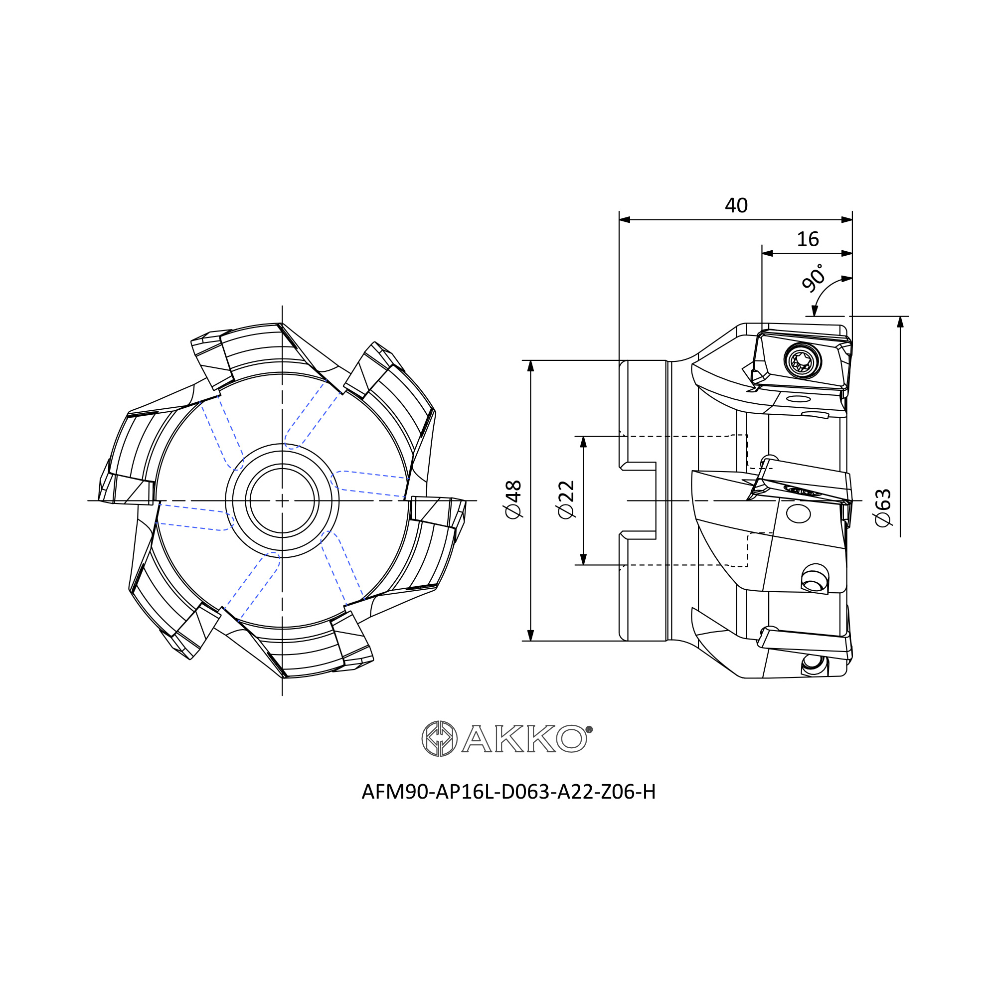 AKKO AFM90-AP16L-D063-A22-Z06-H — фото 3