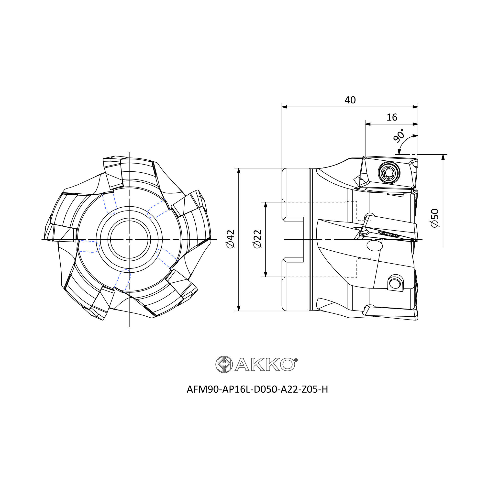 AKKO AFM90-AP16L-D050-A22-Z05-H — фото 3