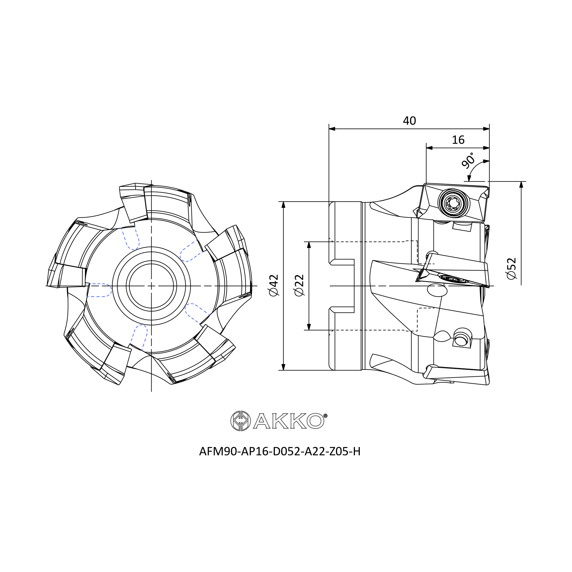 AKKO AFM90-AP16-D052-A22-Z05-H — фото 3