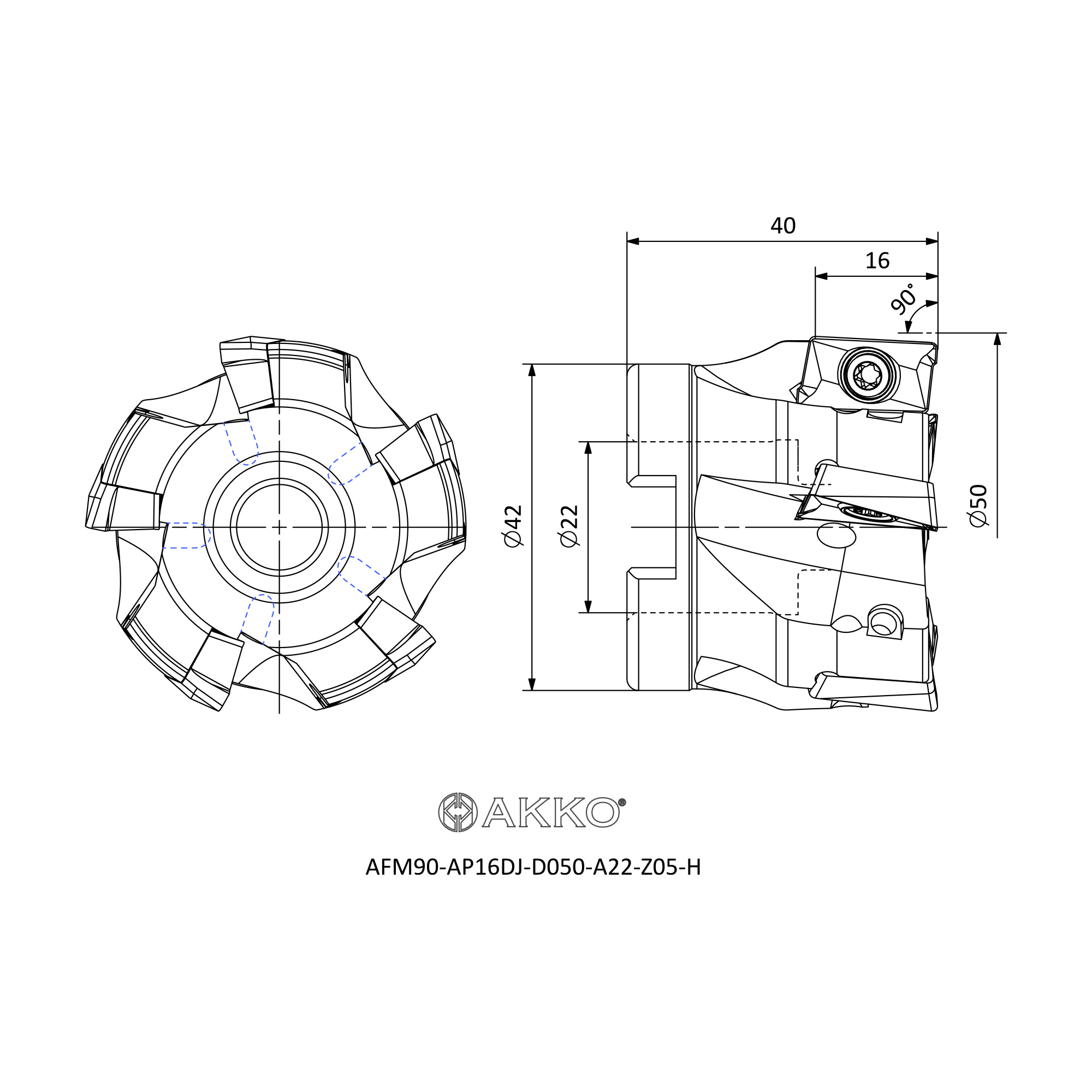 AKKO AFM90-AP16DJ-D050-A22-Z05-H — фото 3