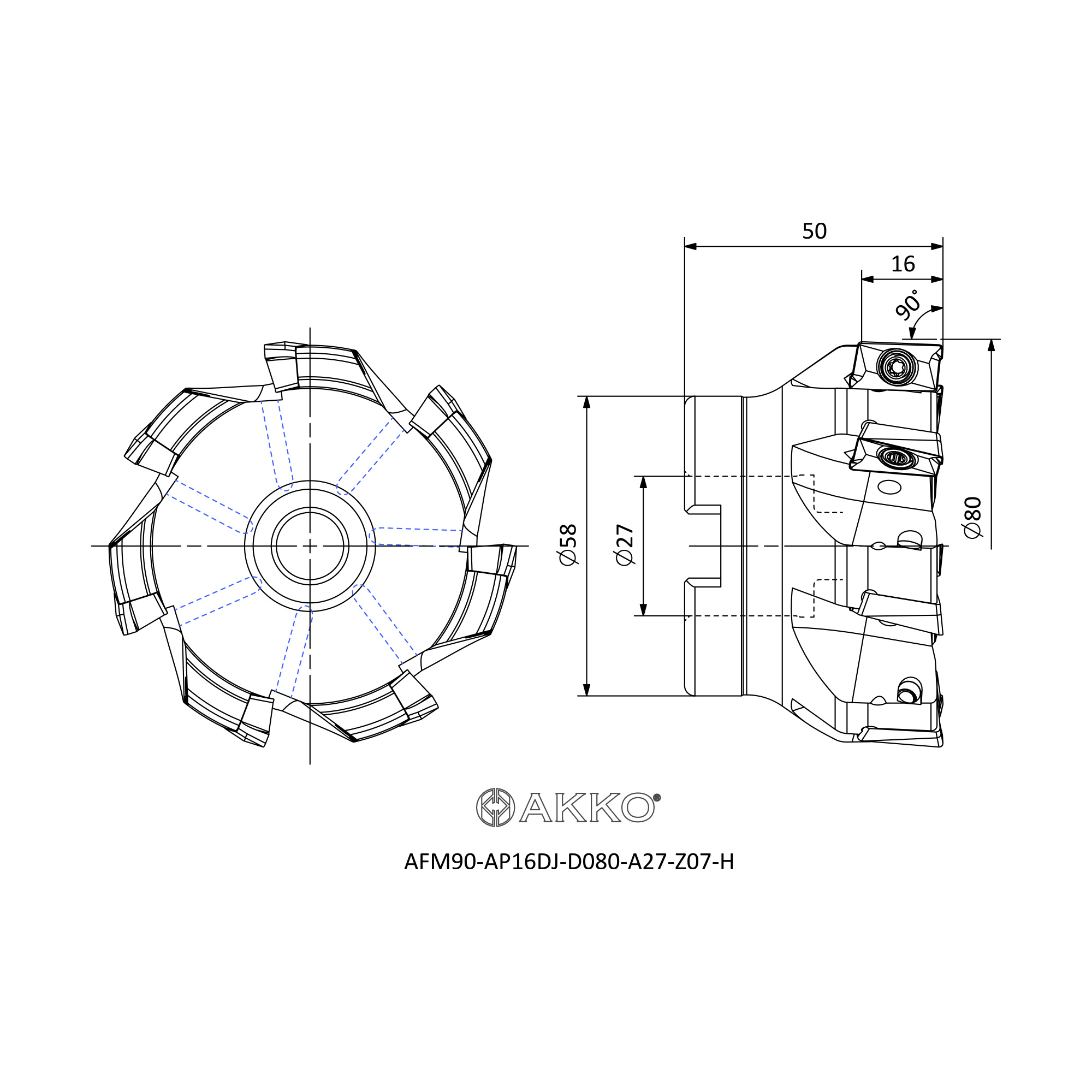 AKKO AFM90-AP16DJ-D080-A27-Z07-H — фото 3