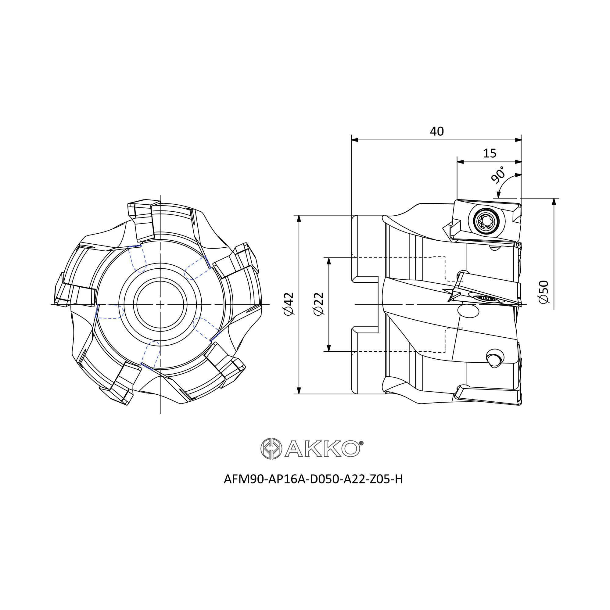 AKKO AFM90-AP16A-D050-A22-Z05-H — фото 3