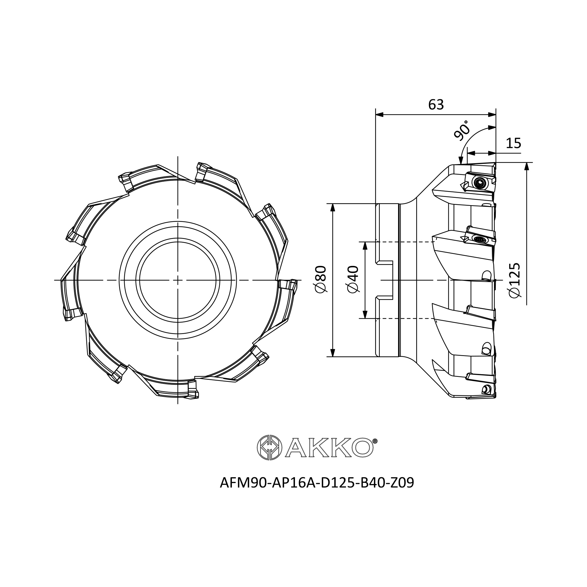 AKKO AFM90-AP16A-D125-B40-Z09 — фото 3