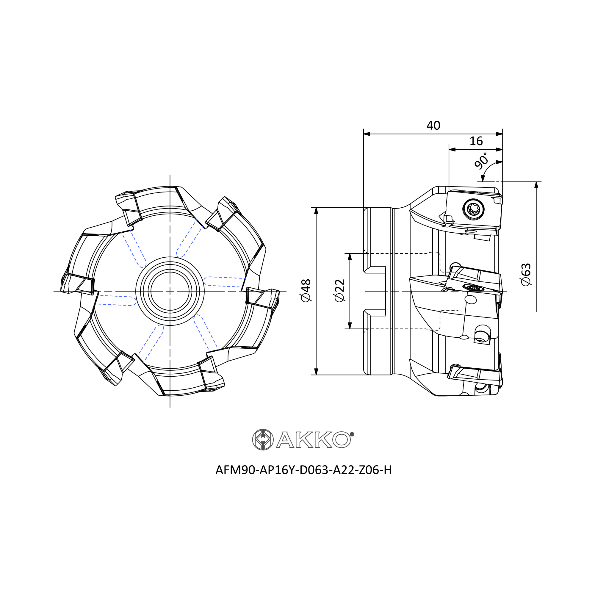 AKKO AFM90-AP16Y-D063-A22-Z06-H — фото 3
