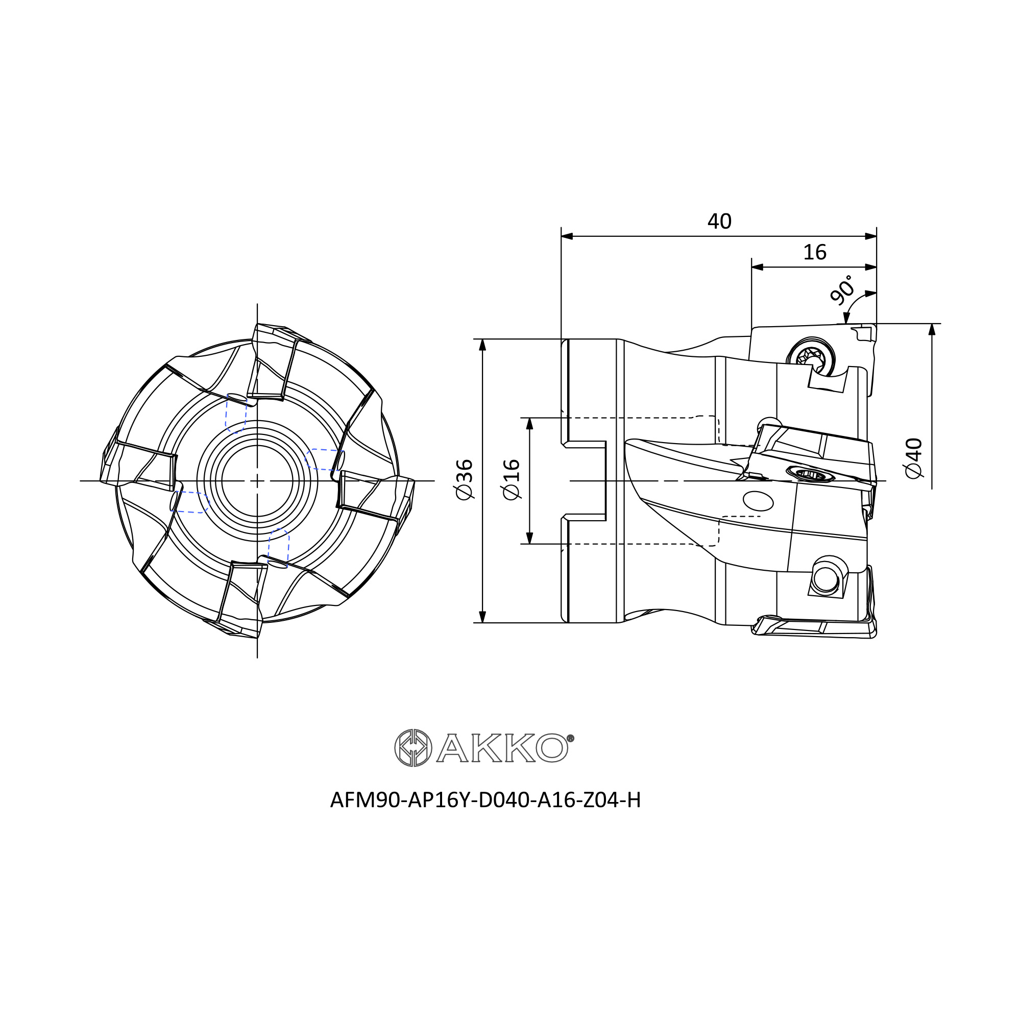 AKKO AFM90-AP16Y-D040-A16-Z04-H — фото 3