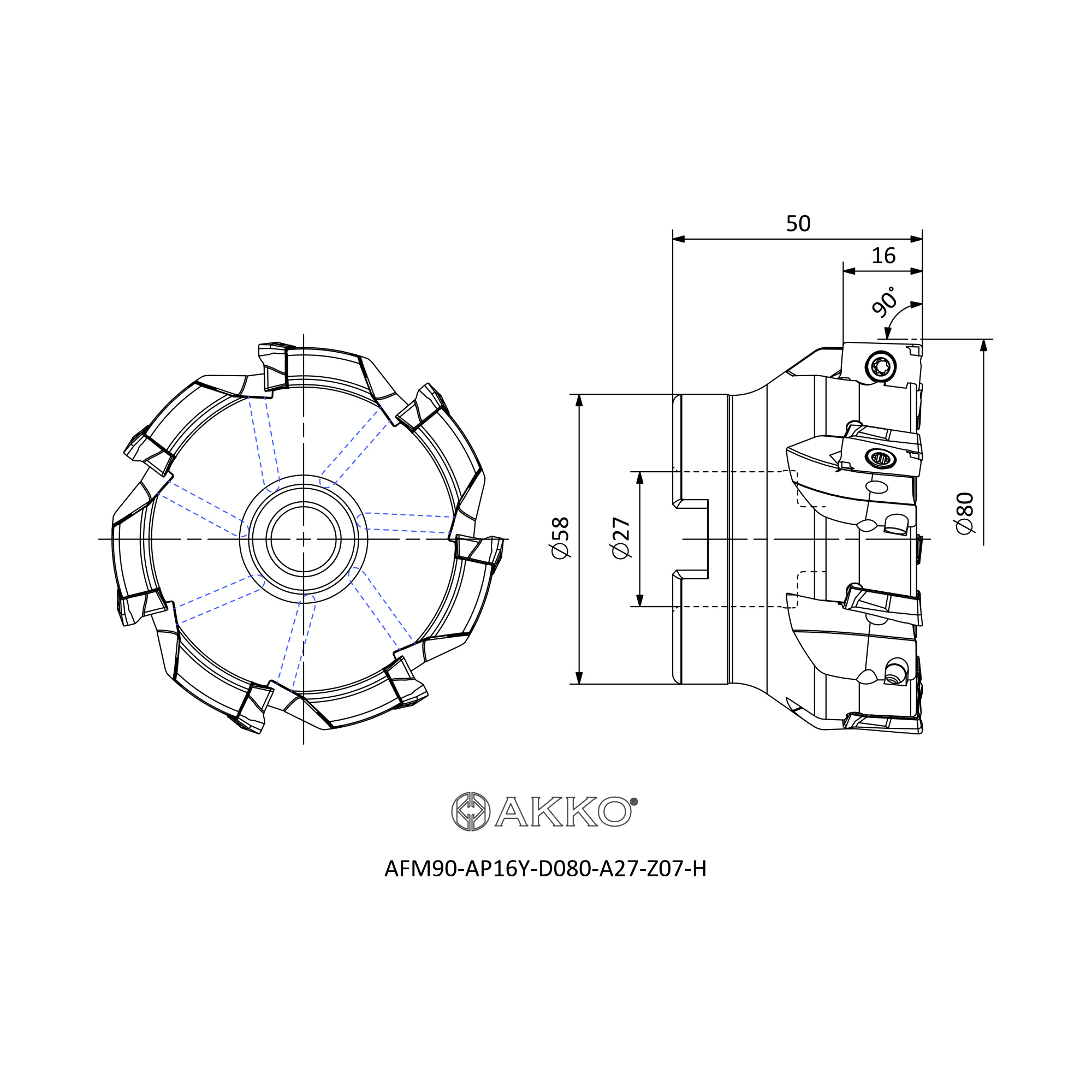 AKKO AFM90-AP16Y-D080-A27-Z07-H — фото 3