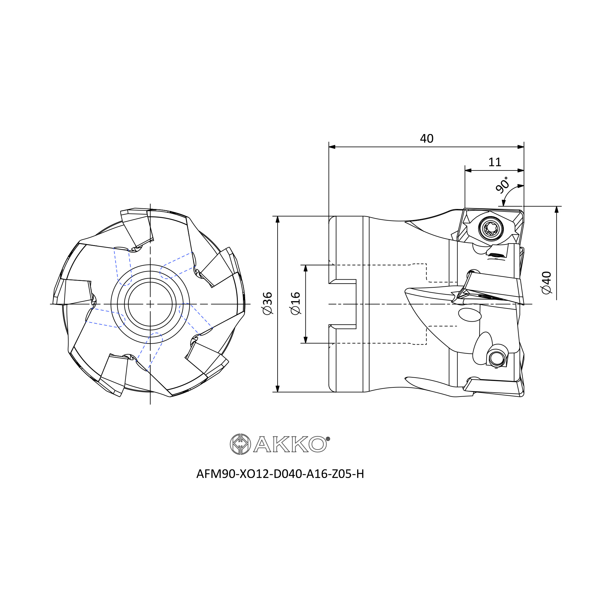 AKKO AFM90-XO12-D040-A16-Z05-H — фото 3