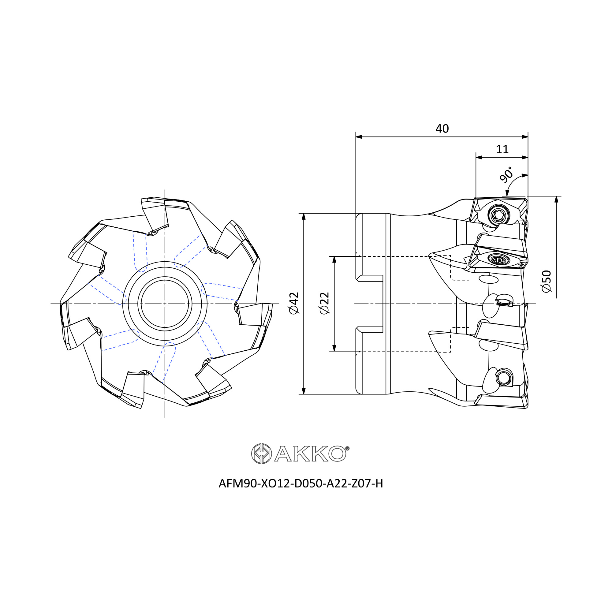 AKKO AFM90-XO12-D050-A22-Z07-H — фото 3