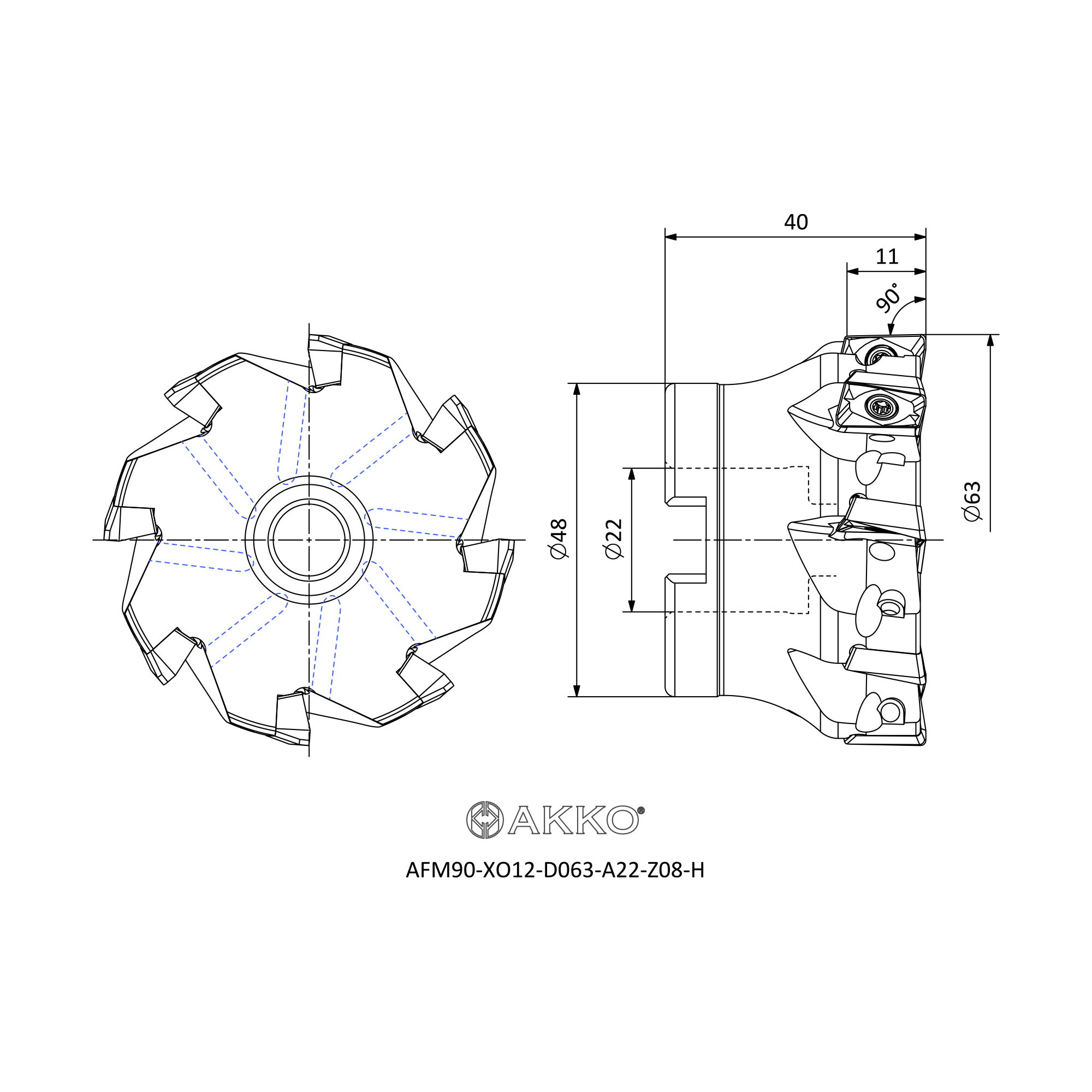 AKKO AFM90-XO12-D063-A22-Z08-H — фото 3
