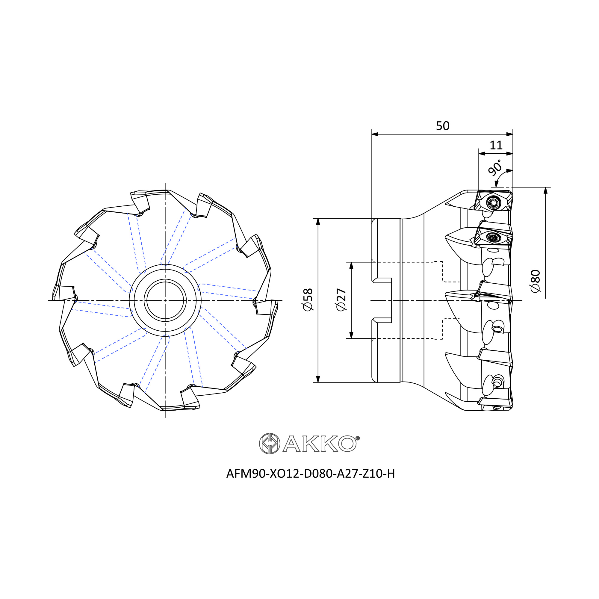 AKKO AFM90-XO12-D080-A27-Z10-H — фото 3