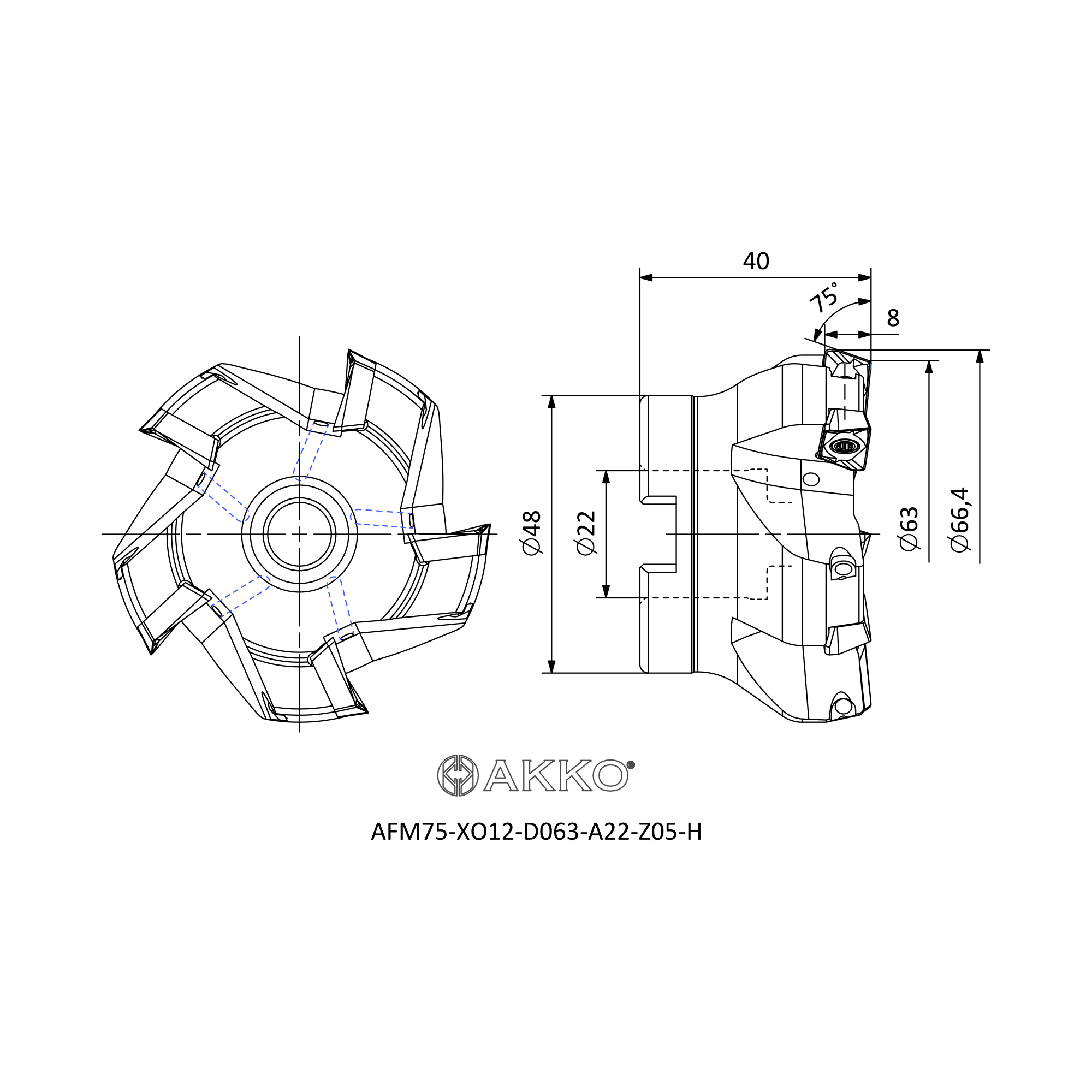 AKKO AFM75-XO12-D063-A22-Z05-H — фото 3