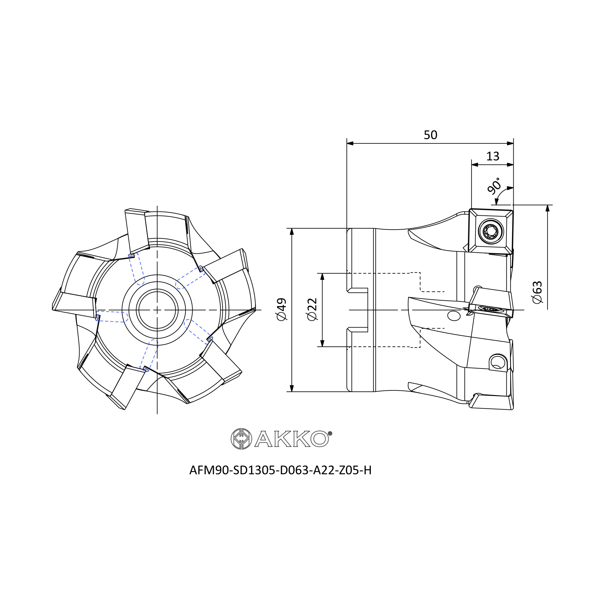 AKKO AFM90-SD1305-D063-A22-Z05-H — фото 3